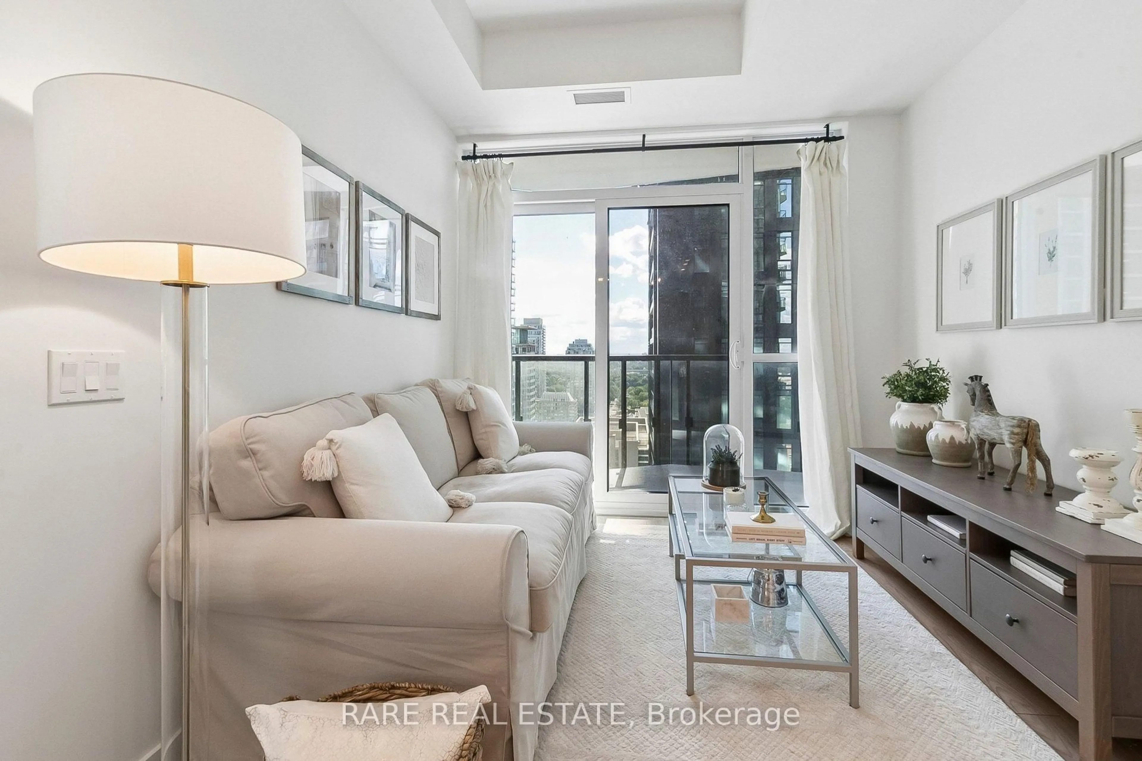 Living room with furniture, unknown for 110 Broadway Ave #2603, Toronto Ontario M4P 1V7