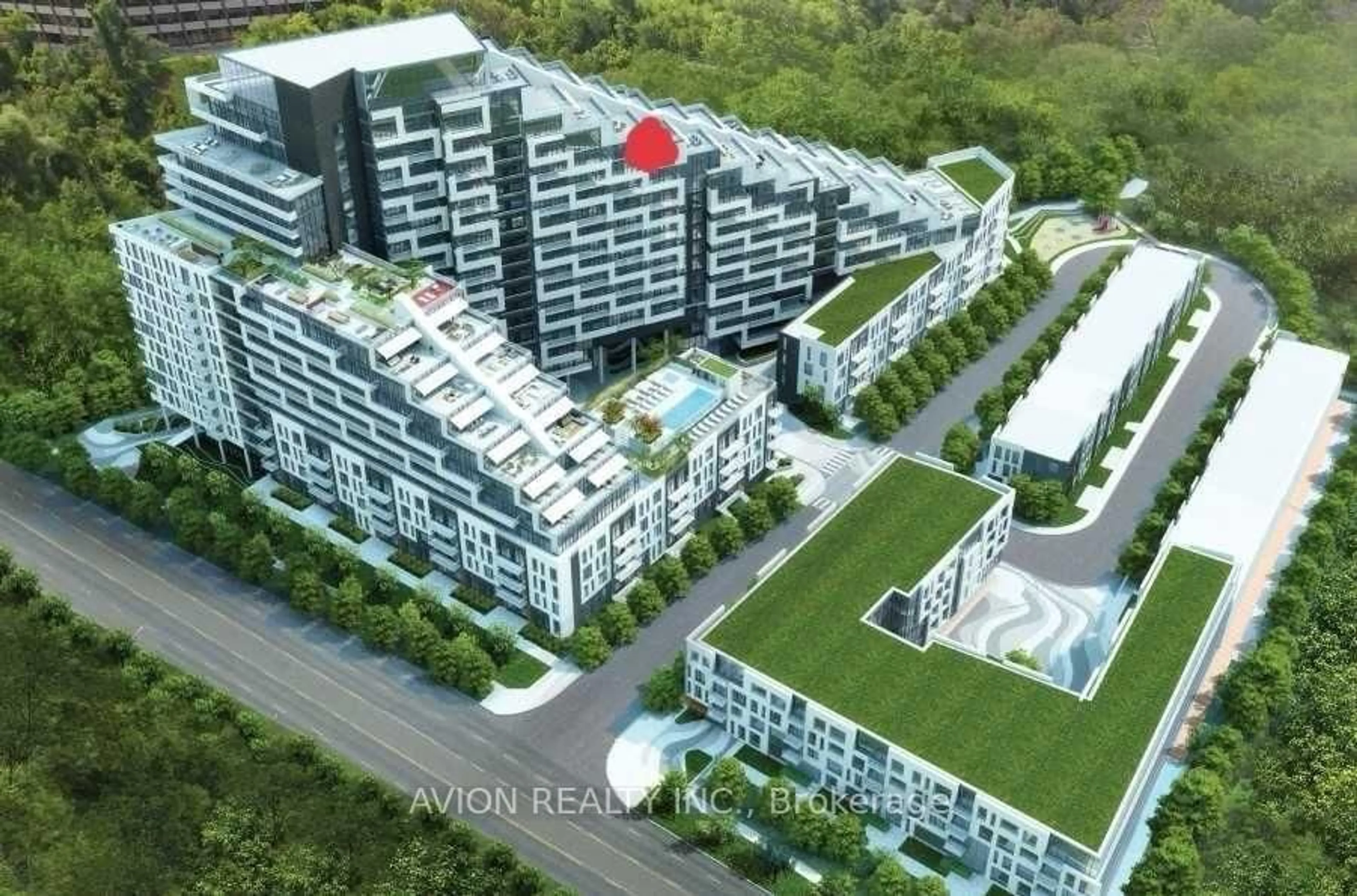 A pic from outside/outdoor area/front of a property/back of a property/a pic from drone, building for 25 Adra Grado Way #1019, Toronto Ontario M2J 0H6
