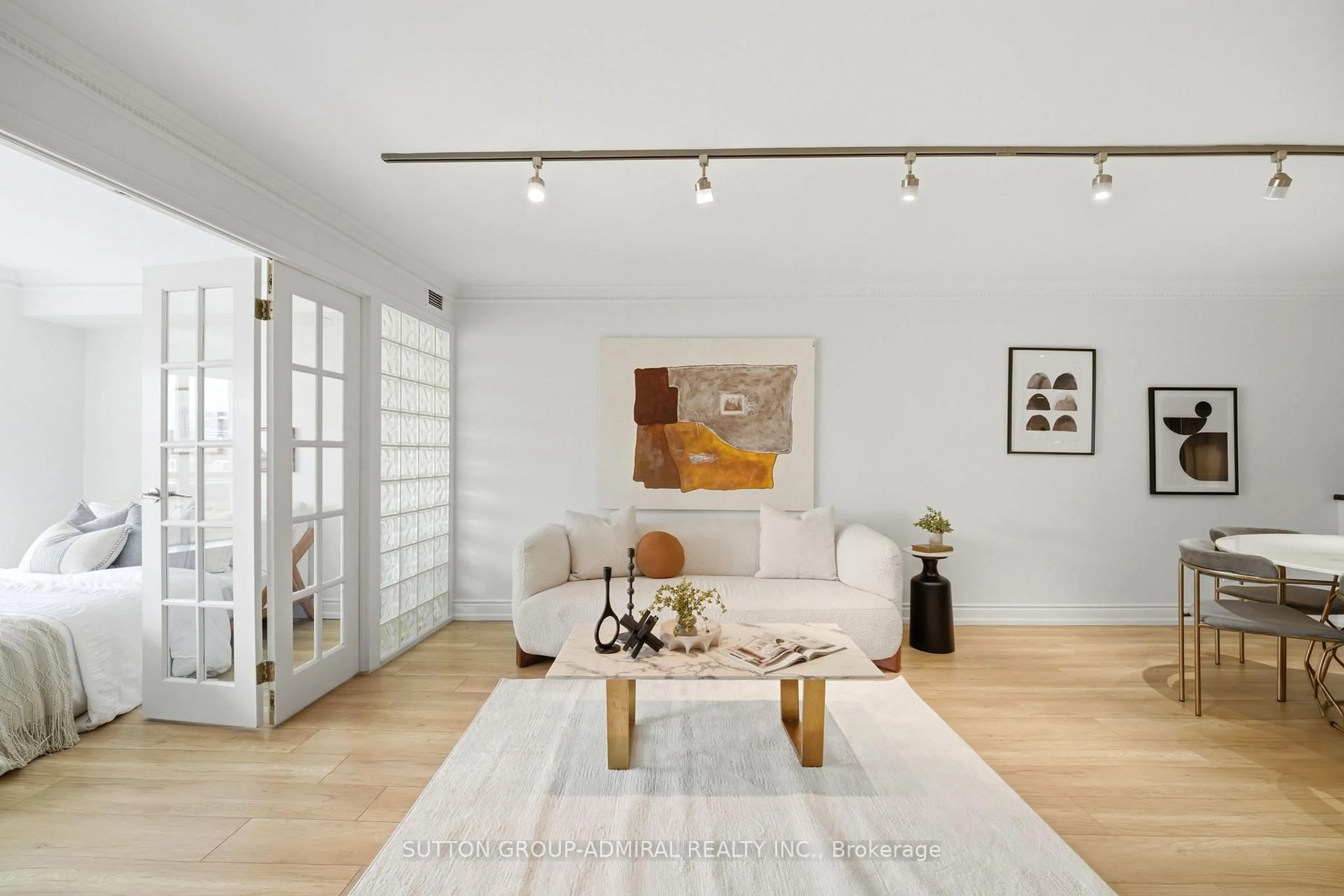 Living room with furniture, unknown for 25 The Esplanade #1115, Toronto Ontario M5E 1W5