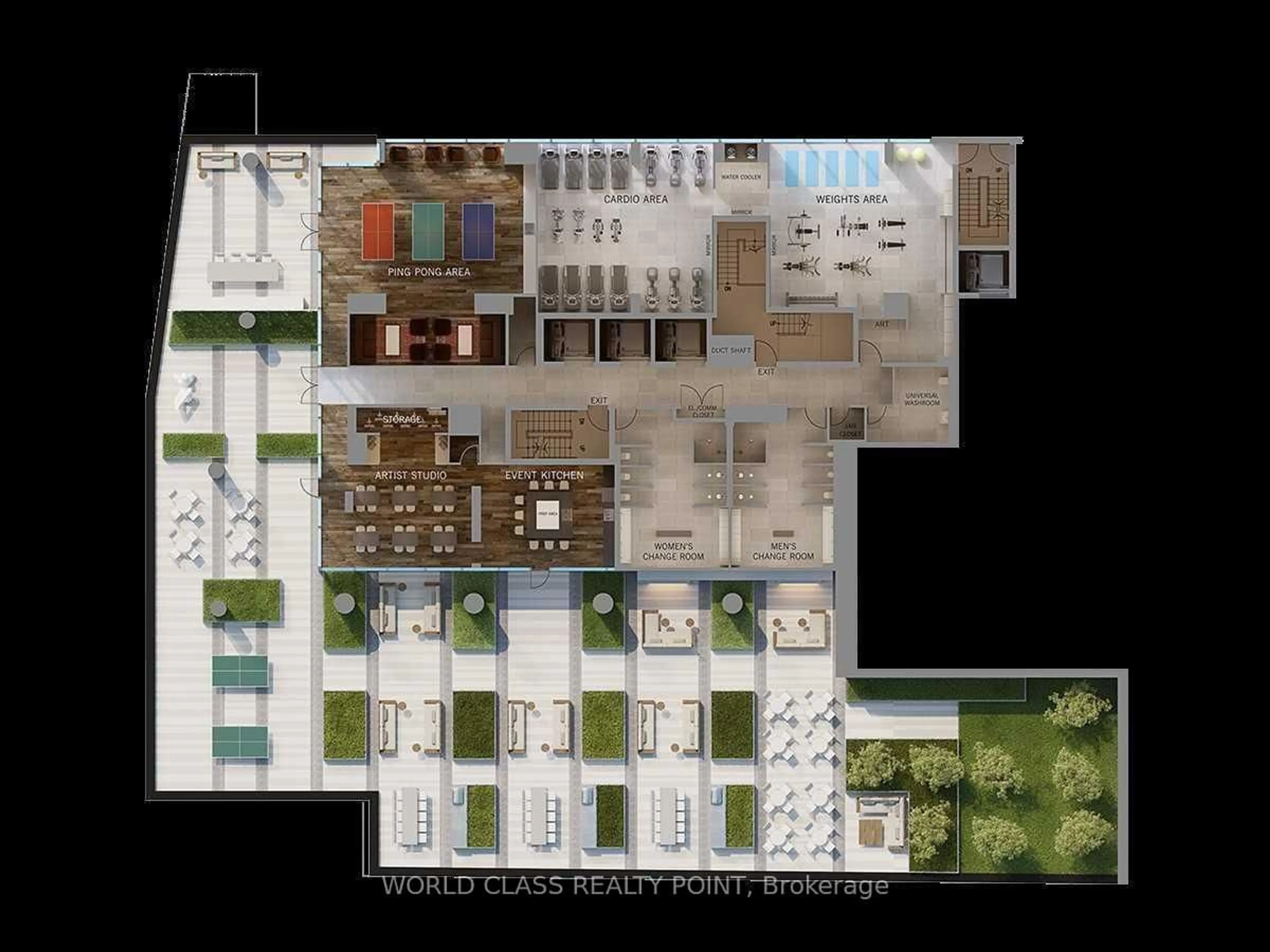 Floor plan for 33 Helendale Ave #1404, Toronto Ontario M4R 0A4