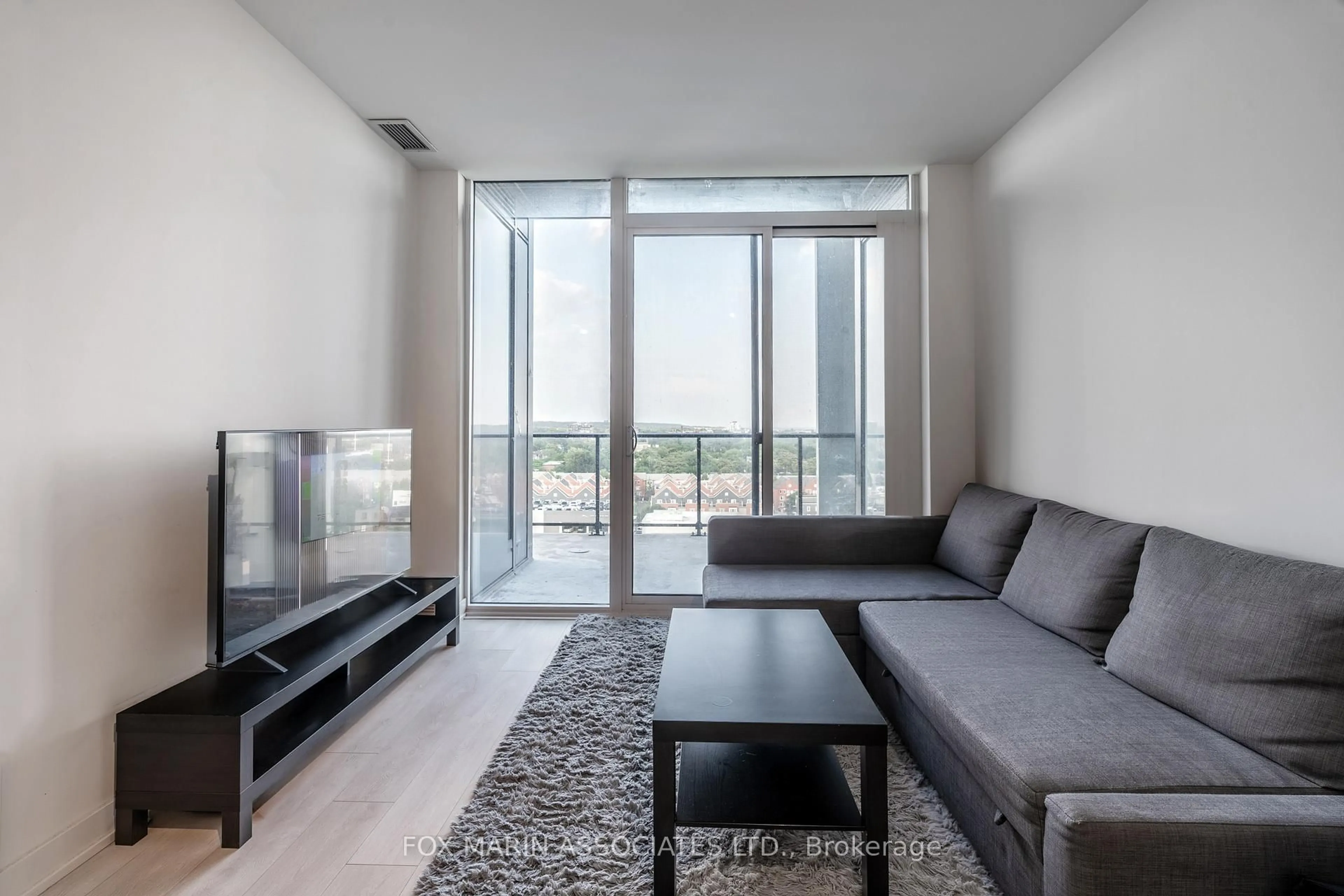 Living room with furniture, unknown for 5 Defries St #1104, Toronto Ontario M5A 0W7