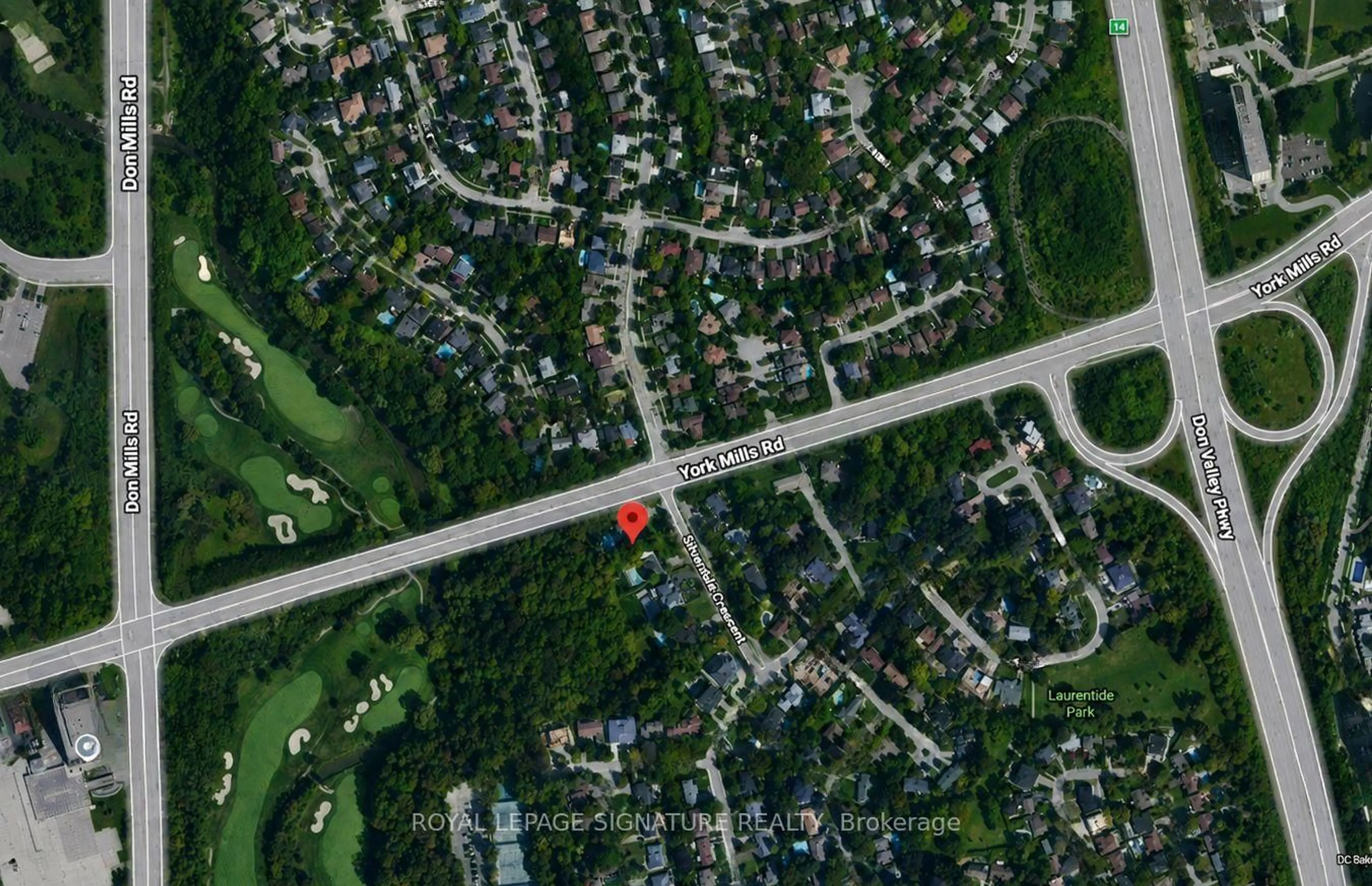 Picture of a map for 10 Silverdale Cres, Toronto Ontario M3A 3H1