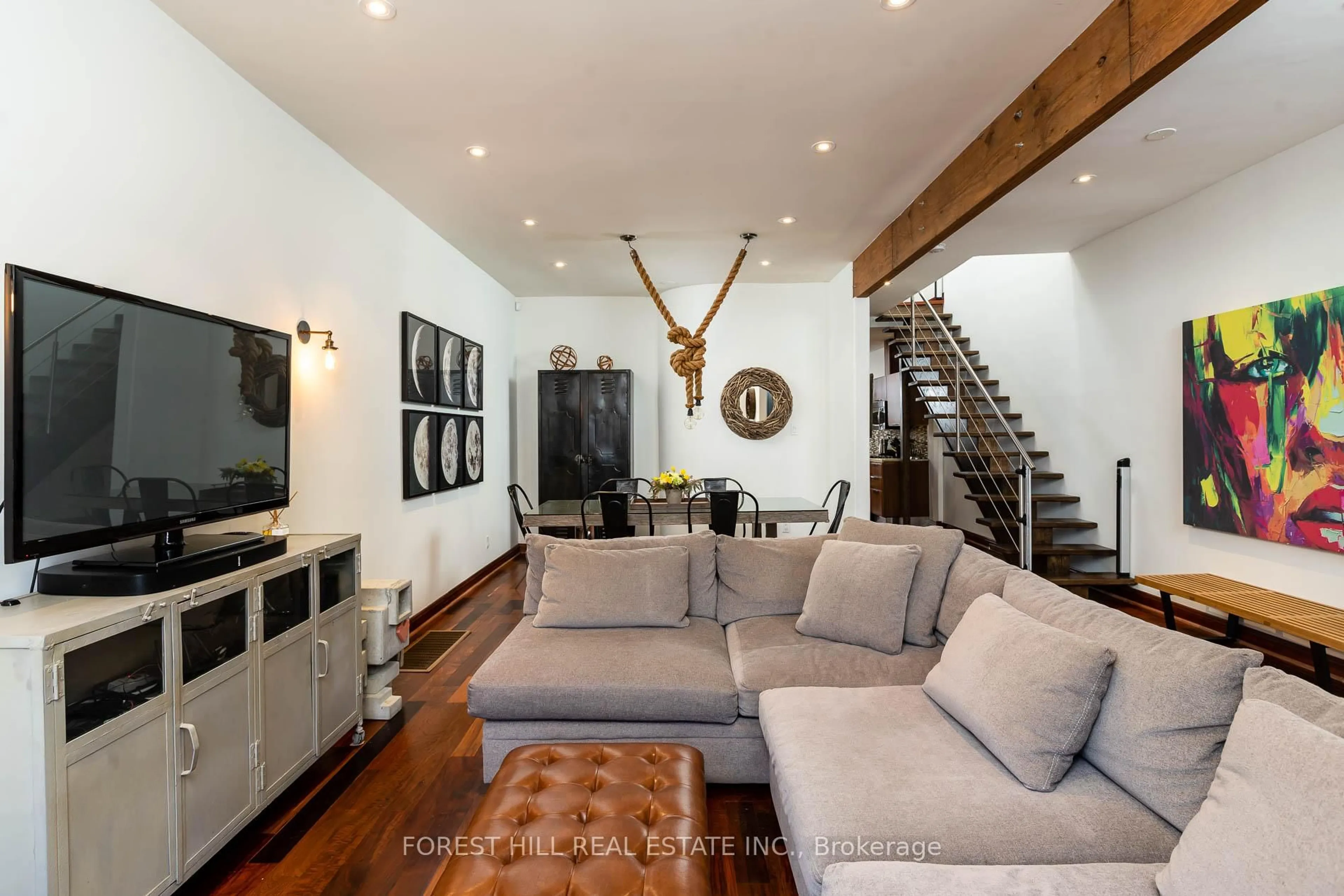Living room with furniture, unknown for 80 Northcote Ave, Toronto Ontario M6J 3K3