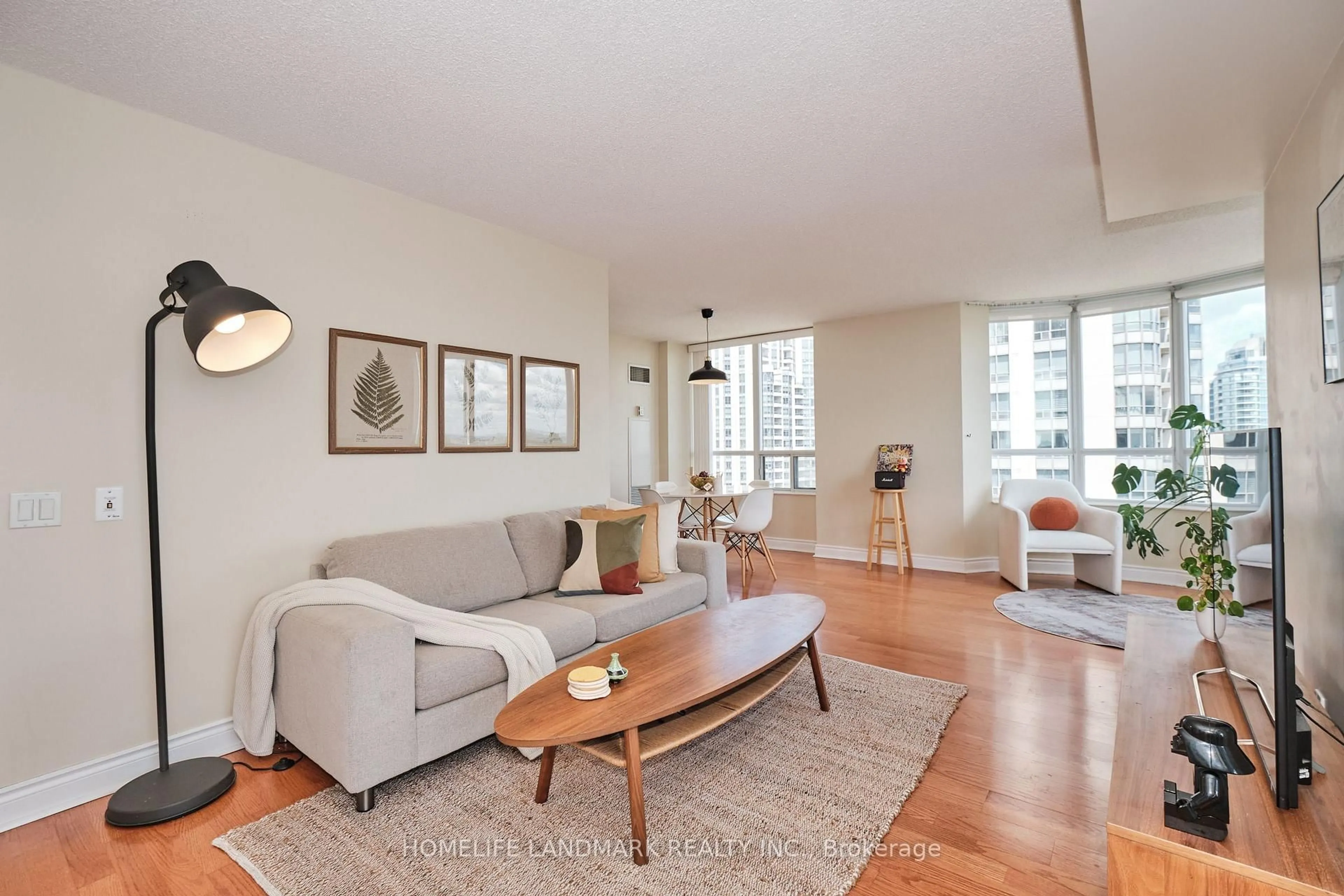 Living room with furniture, unknown for 15 Northtown Way #2119, Toronto Ontario M2N 7A2
