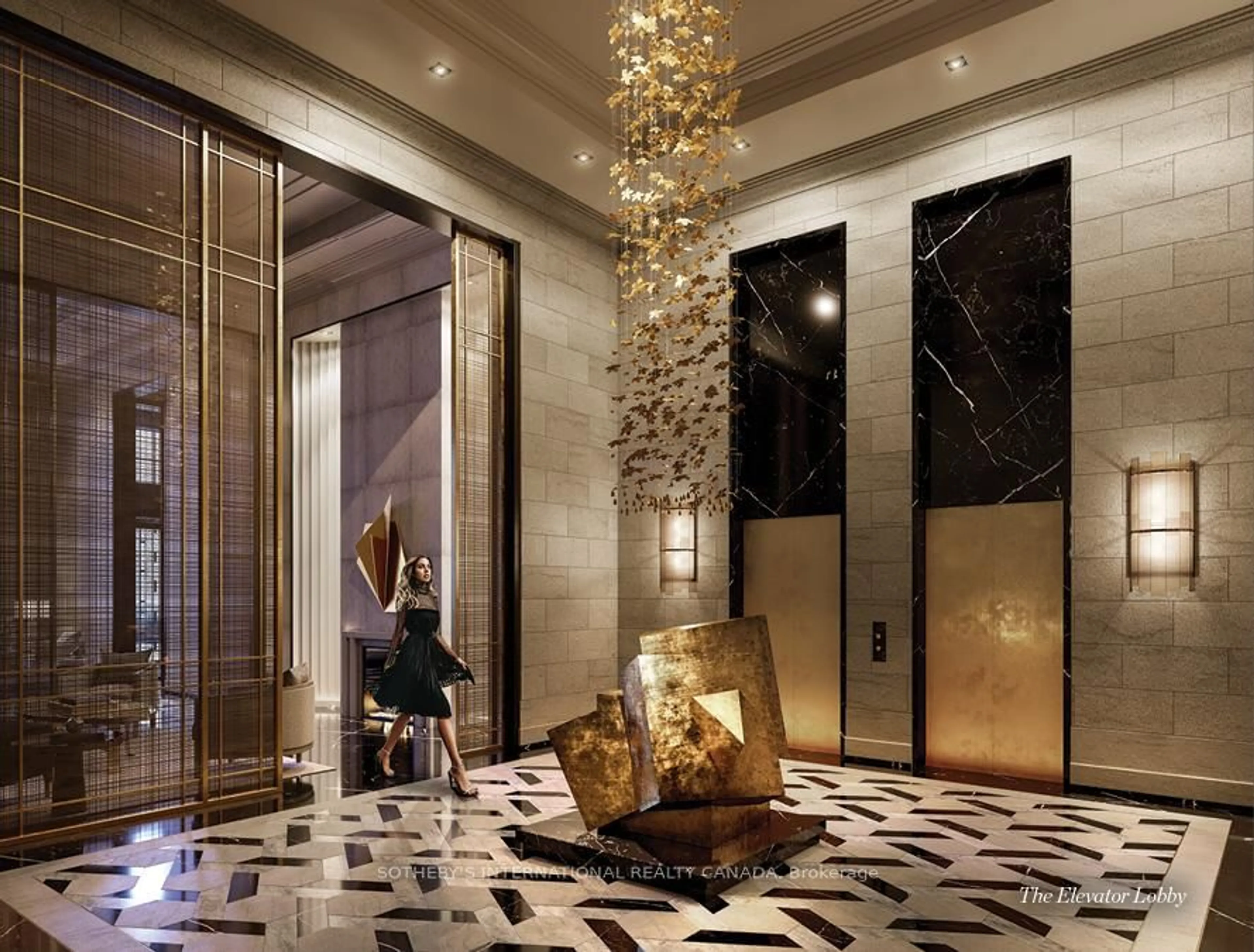 Indoor foyer for 89 Avenue Rd #1102, Toronto Ontario M5R 2G3