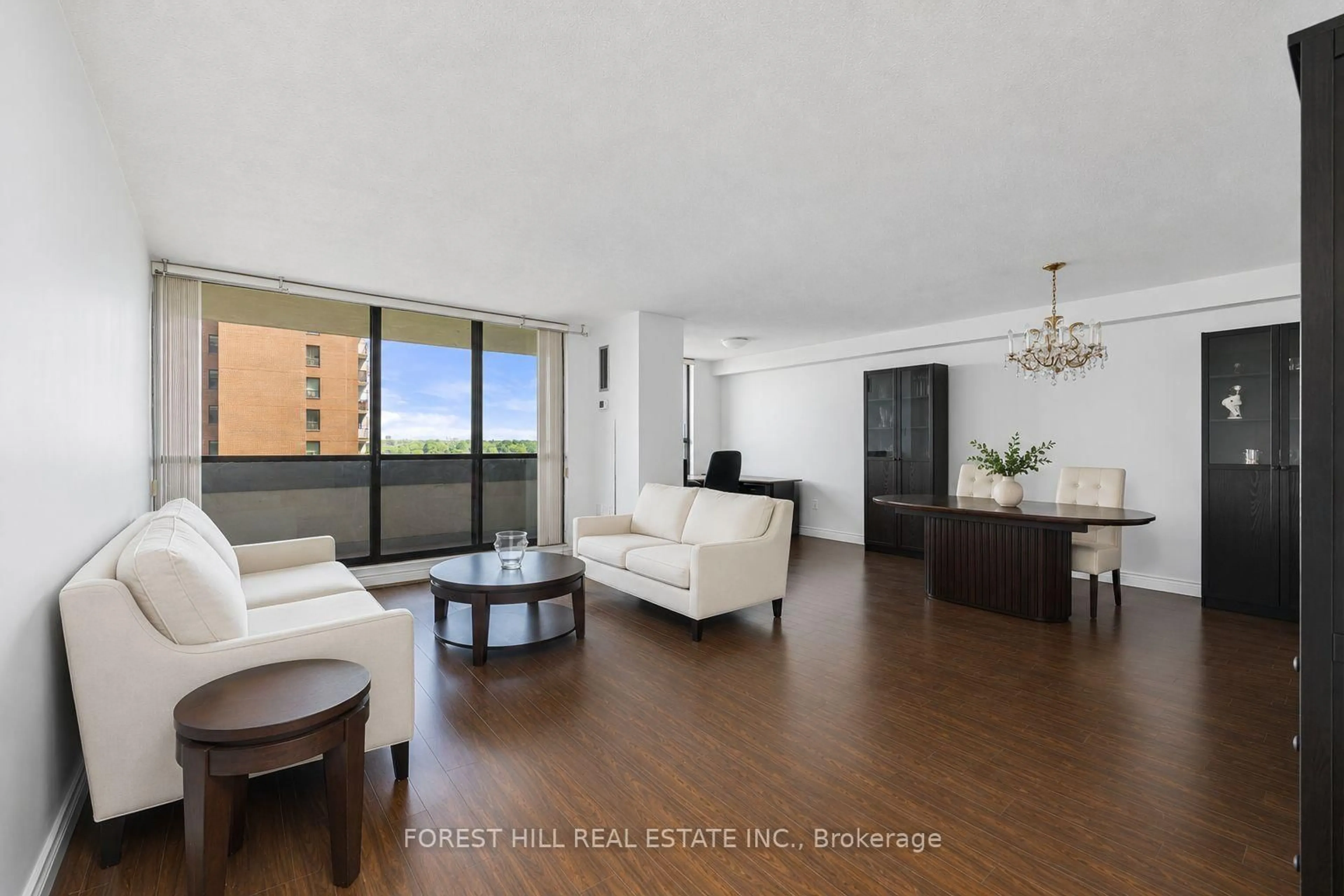 Living room with furniture, unknown for 100 Canyon Ave #706, Toronto Ontario M3H 5T9