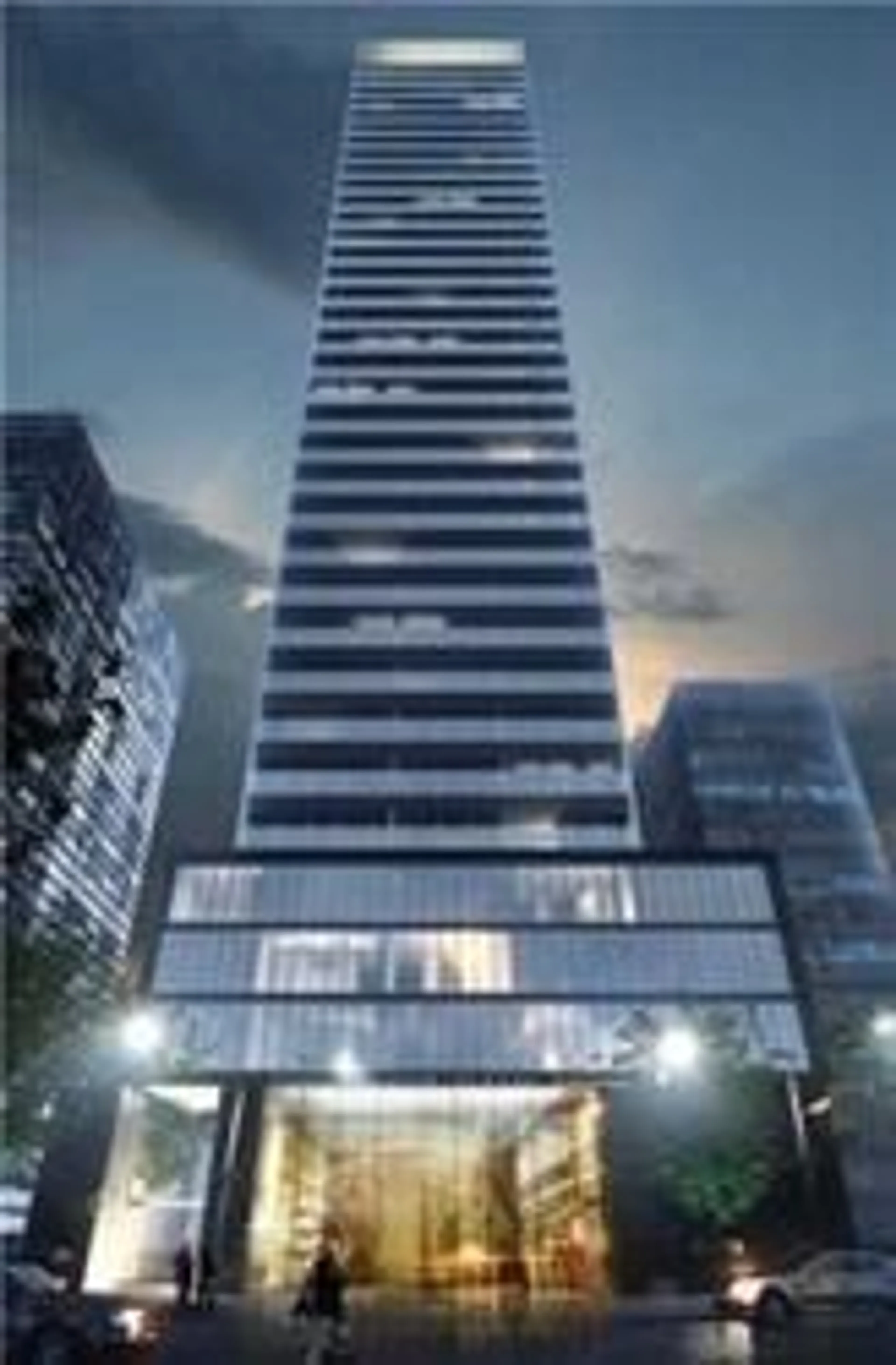 Indoor foyer for 28 Wellesley St #3302, Toronto Ontario M4Y 1G3