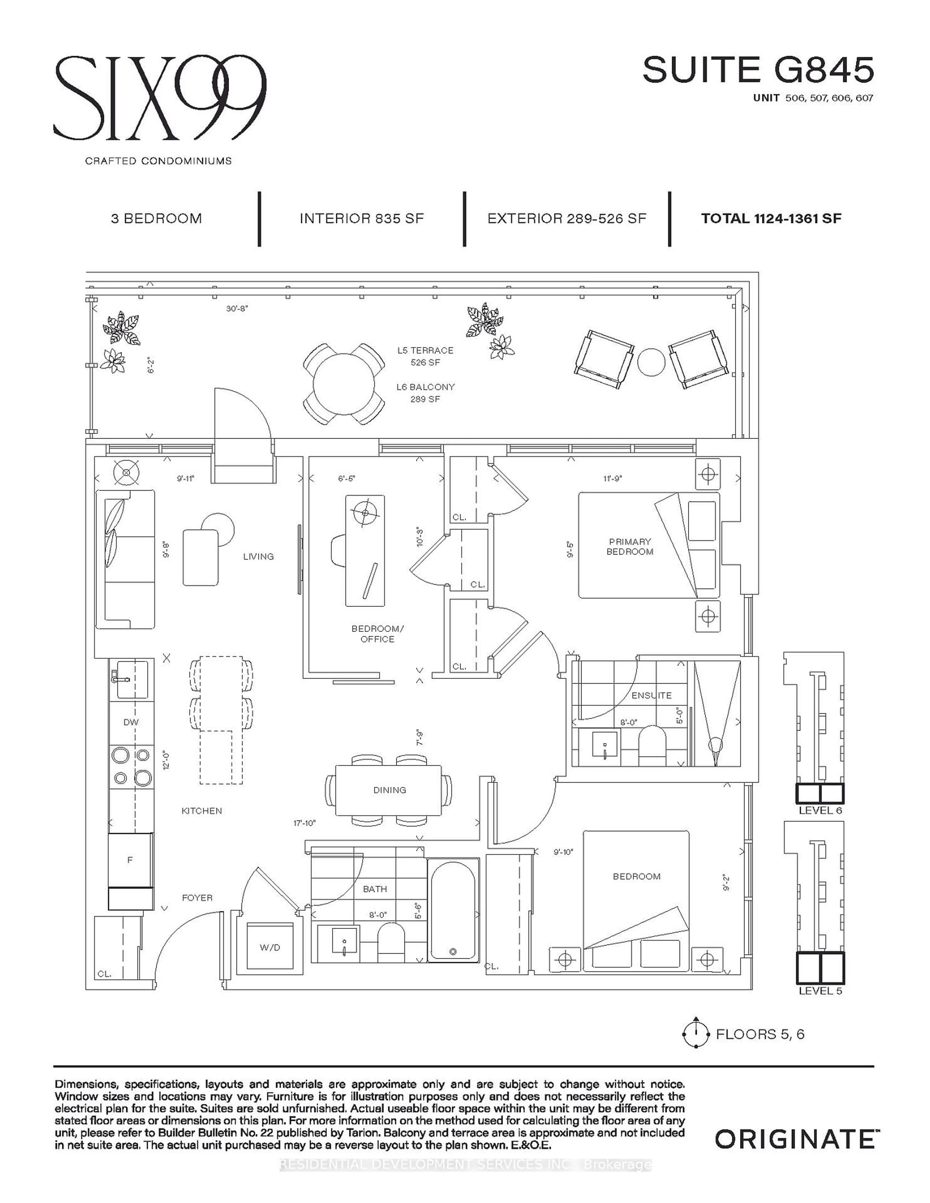 Floor plan for 699 Sheppard Ave #507, Toronto Ontario M2K 0J5