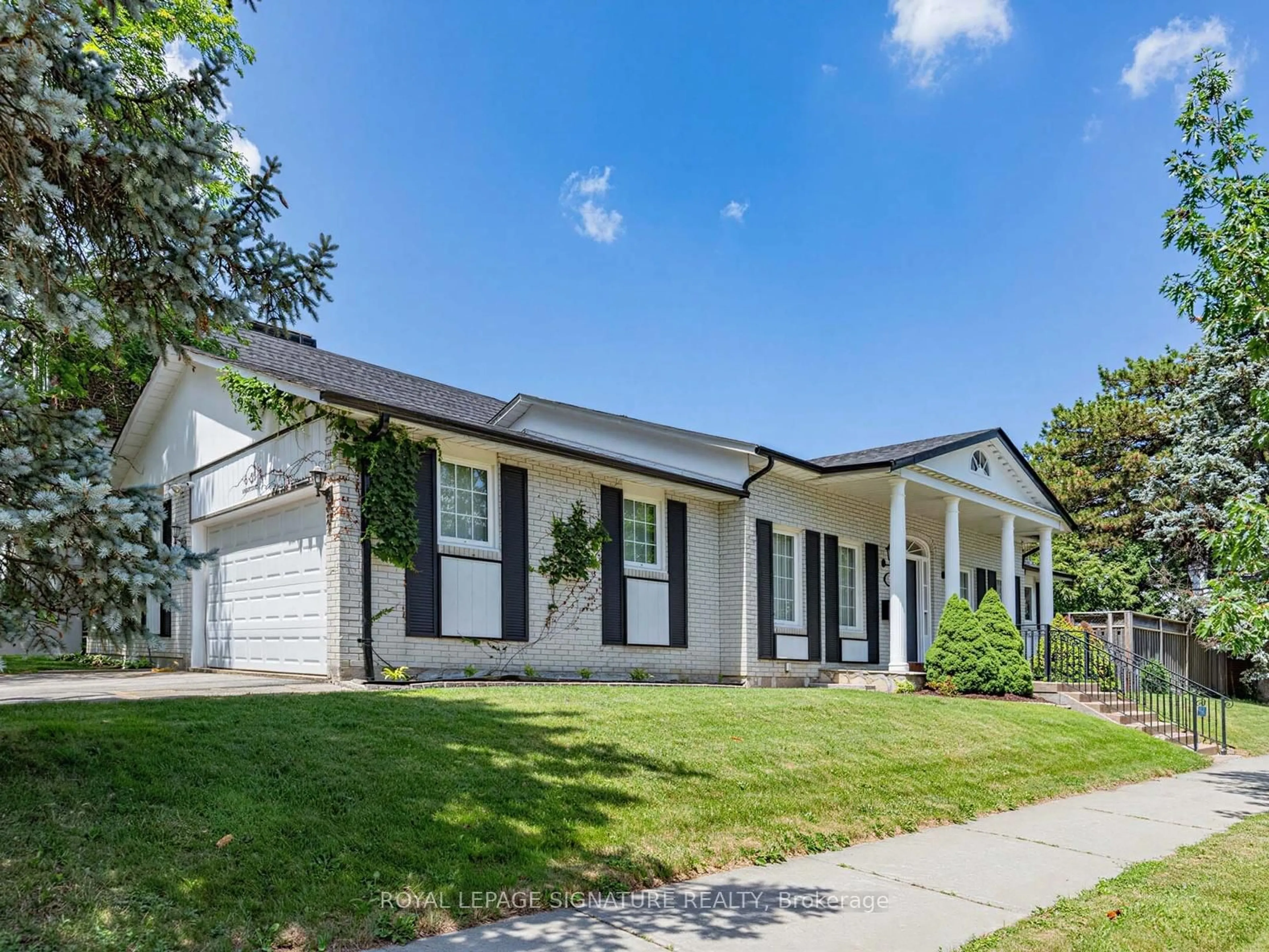 Home with vinyl exterior material, street for 65 Cosmic Dr, Toronto Ontario M3B 3G1