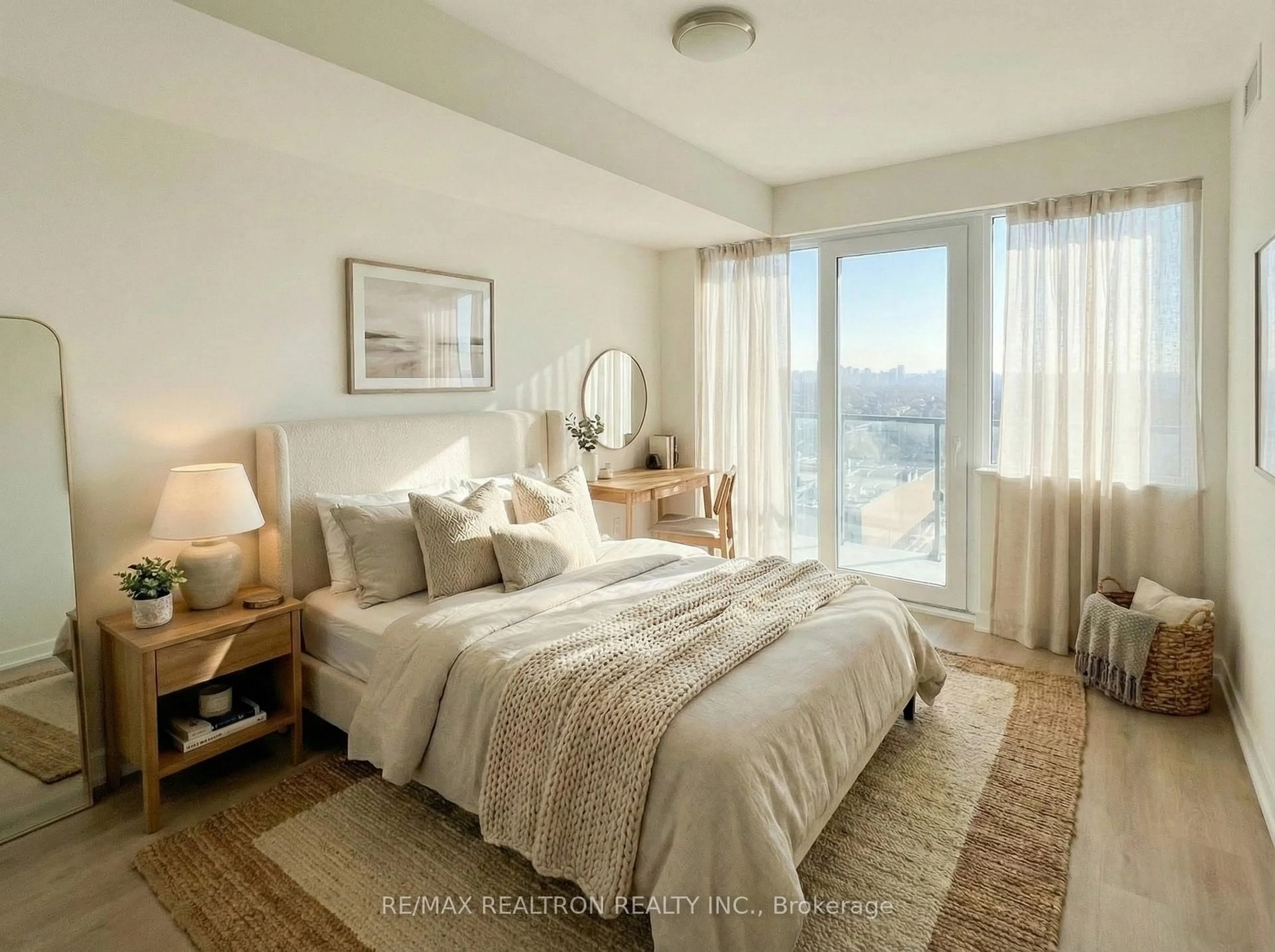 Bedroom with bed, unknown for 15 Ellerslie Ave #2611, Toronto Ontario M2N 0L7