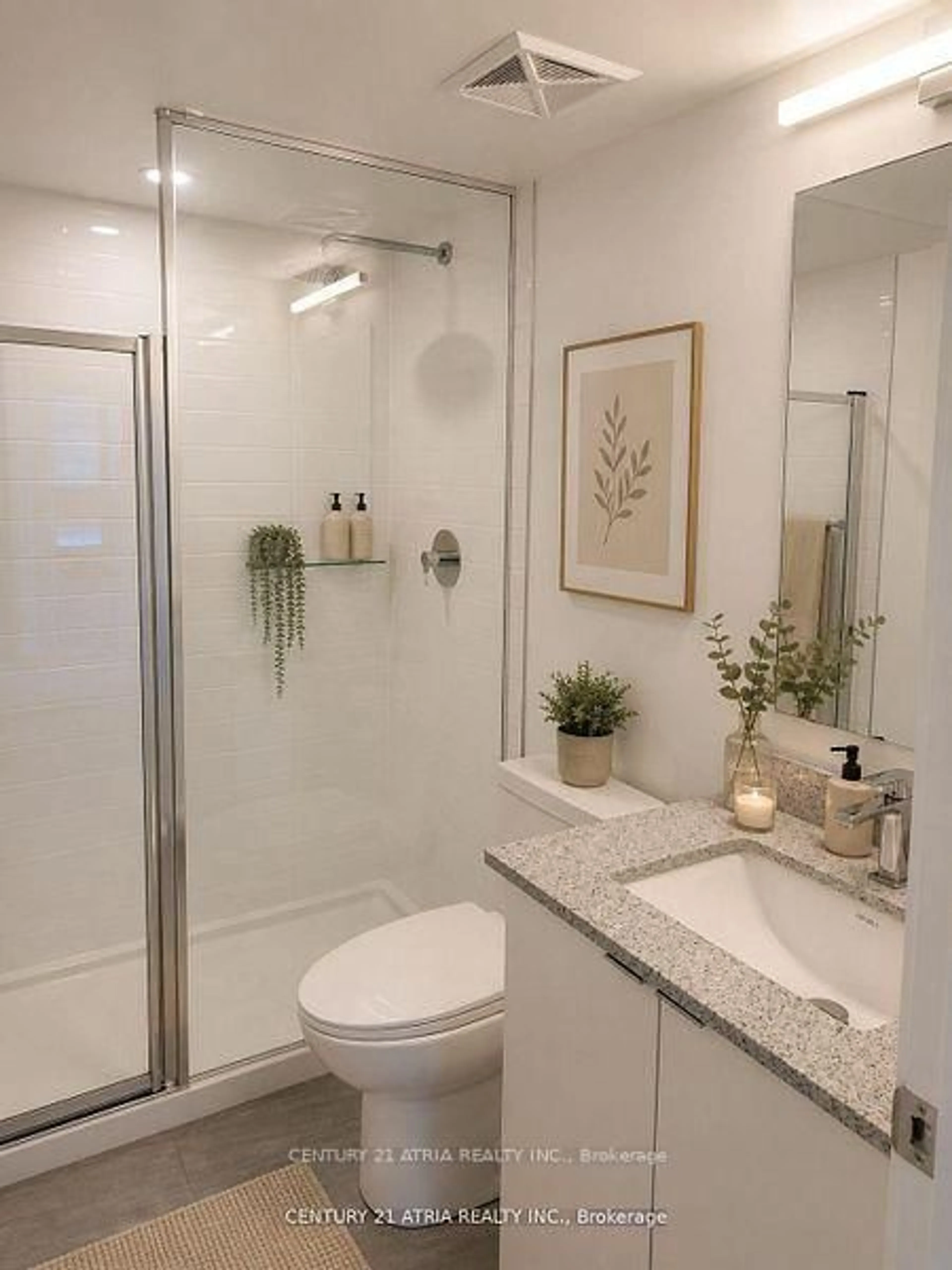 Contemporary bathroom, ceramic/tile floor for 500 Wilson Ave #519, Toronto Ontario L5A 1W4