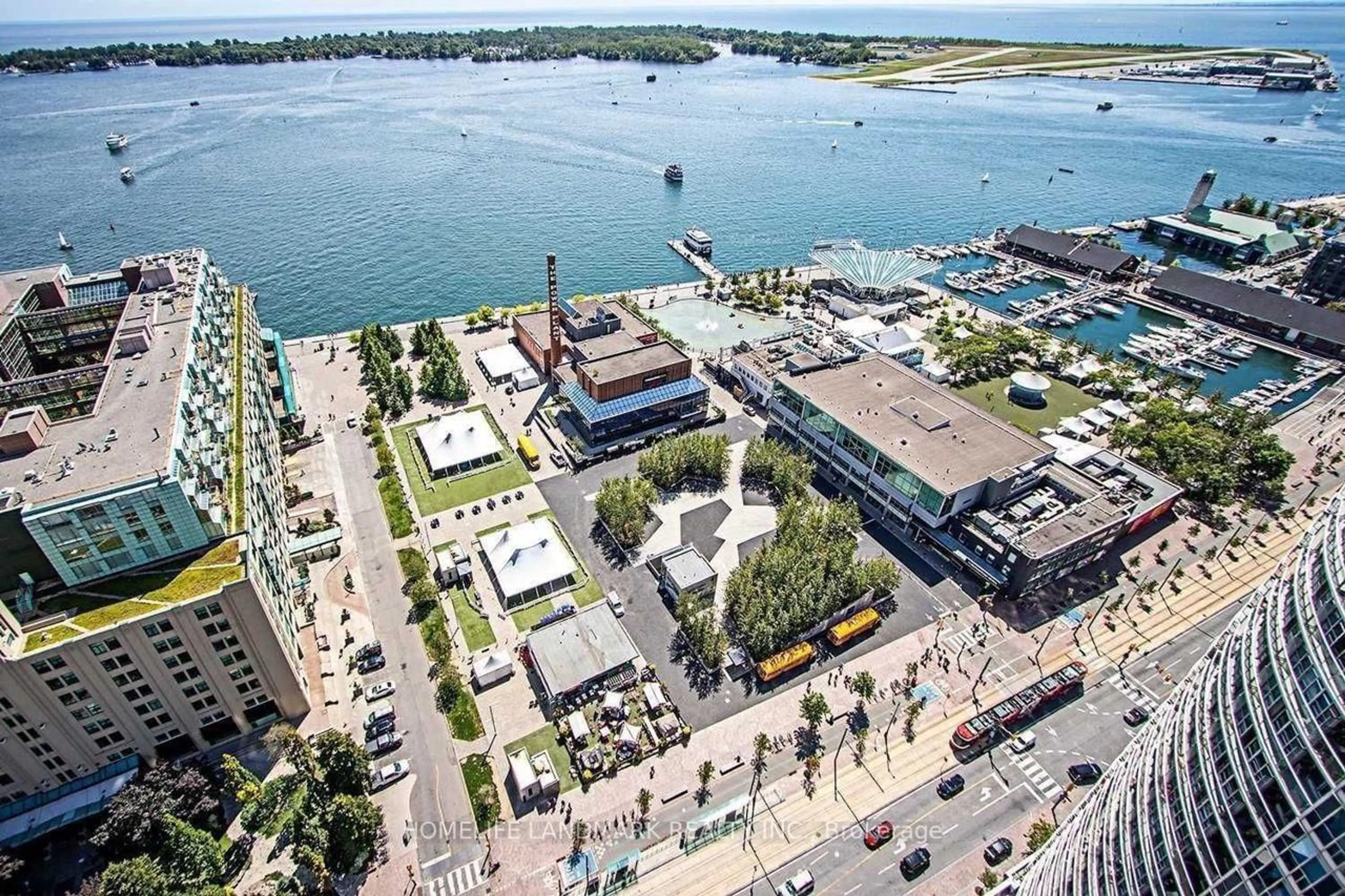 A pic from outside/outdoor area/front of a property/back of a property/a pic from drone, street for 208 Queens Quay #3409, Toronto Ontario M5J 2Y5