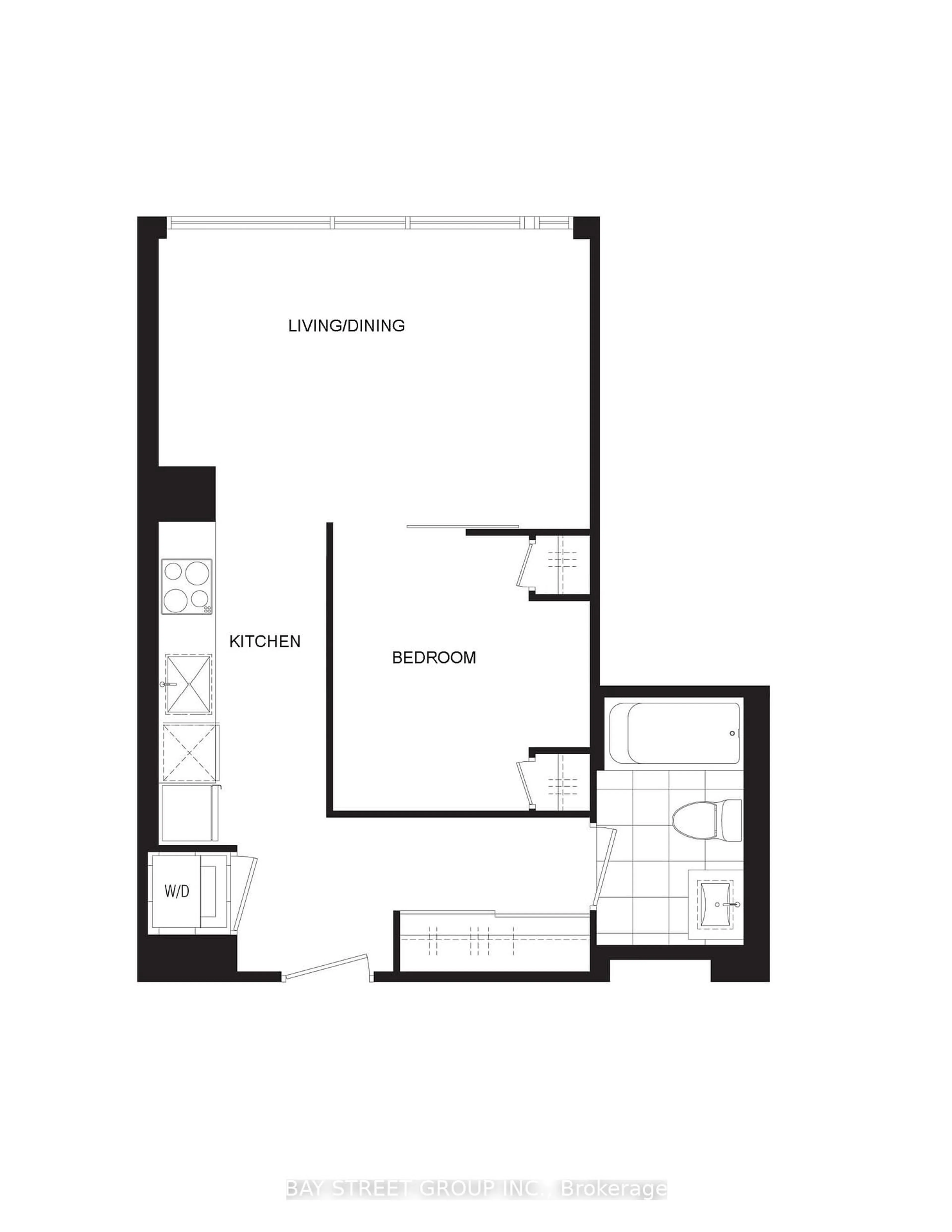 Floor plan for 199 Richmond St #203, Toronto Ontario M5V 0H4