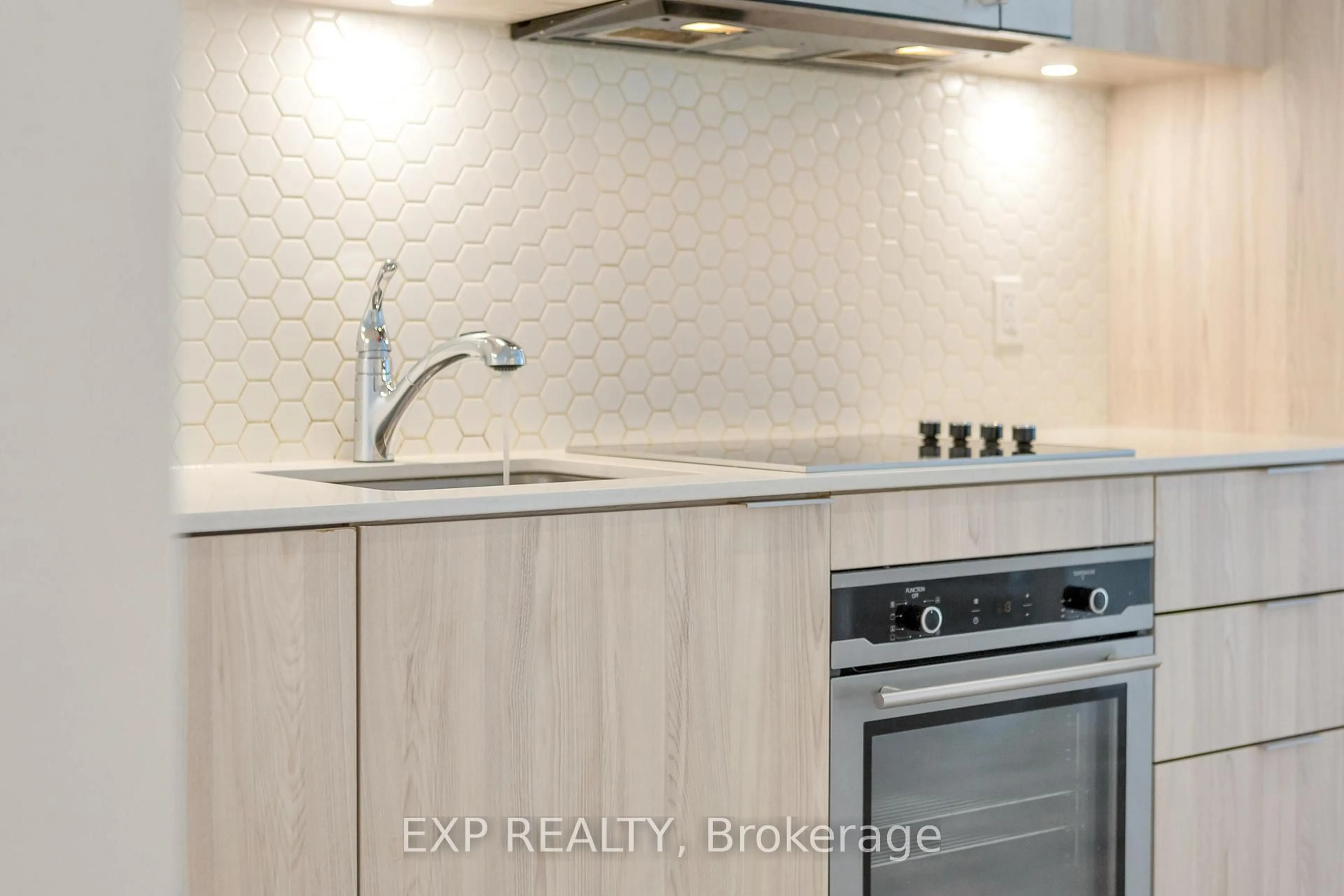 Standard kitchen, ceramic/tile floor for 50 Ordnance St #2404, Toronto Ontario M6K 0C9