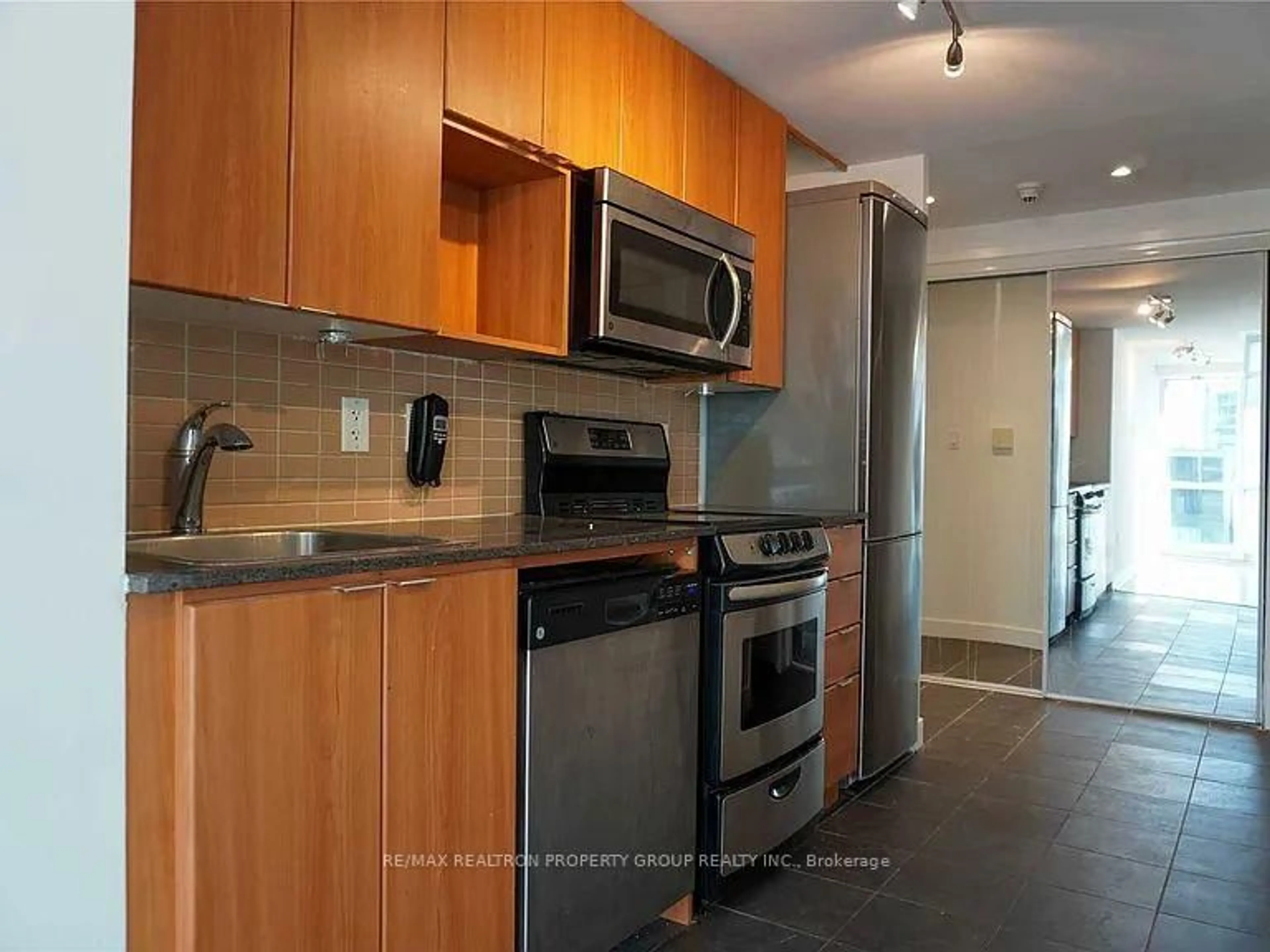 Standard kitchen, unknown for 11 Brunel Crt #2605, Toronto Ontario M5V 3Y3