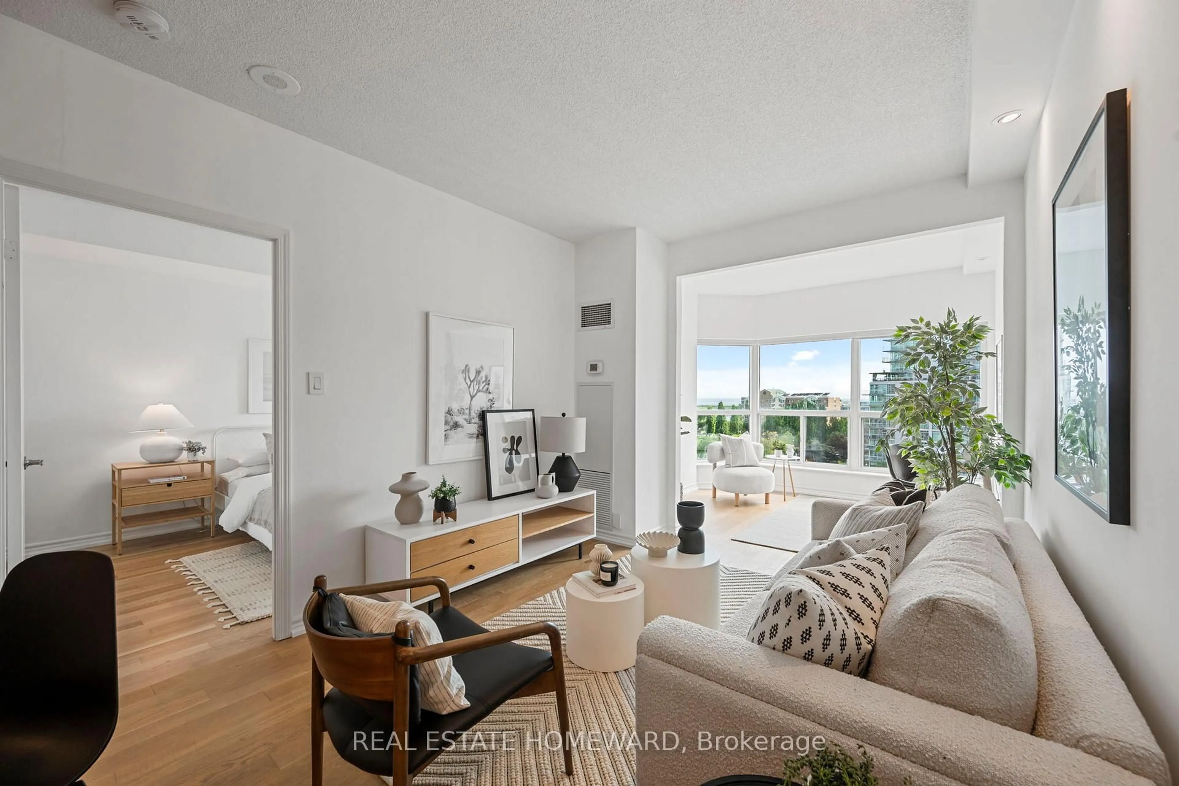 Living room with furniture, unknown for 600 Queens Quay #1030, Toronto Ontario M5V 3M3