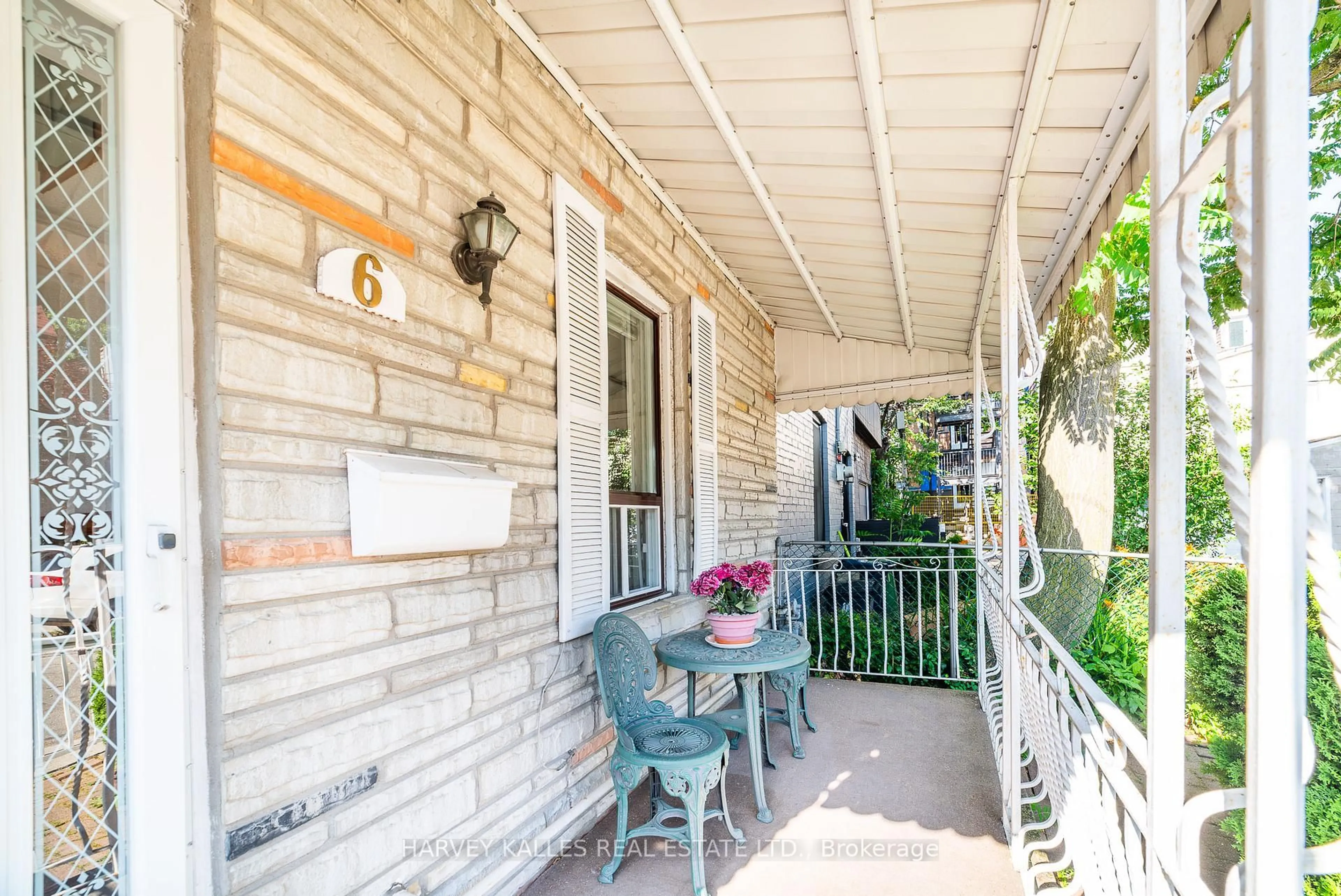 Patio, street for 6 Crocker Ave, Toronto Ontario M6J 1K5