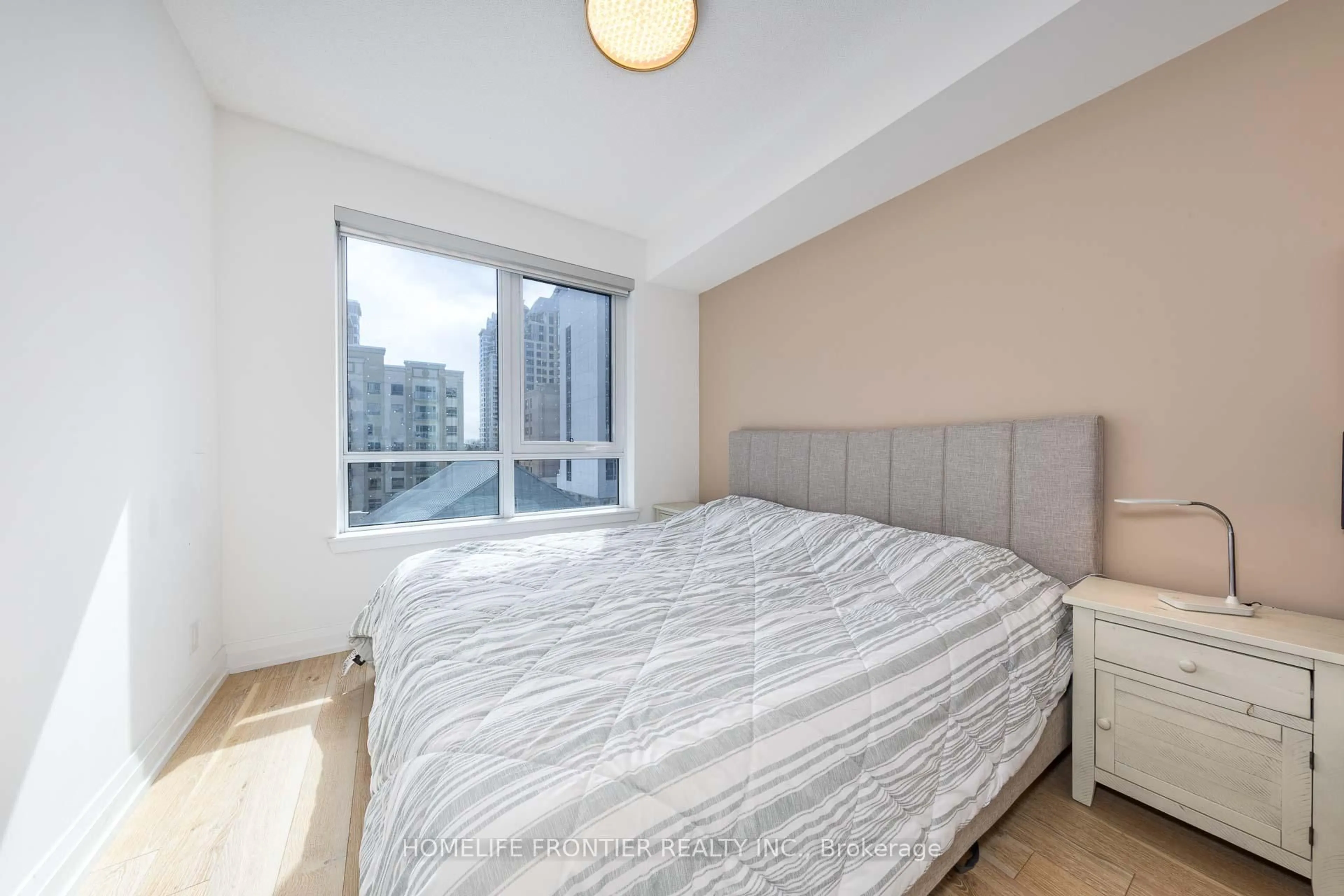 Bedroom with bed, unknown for 591 Sheppard Ave #629, Toronto Ontario M2K 0G2