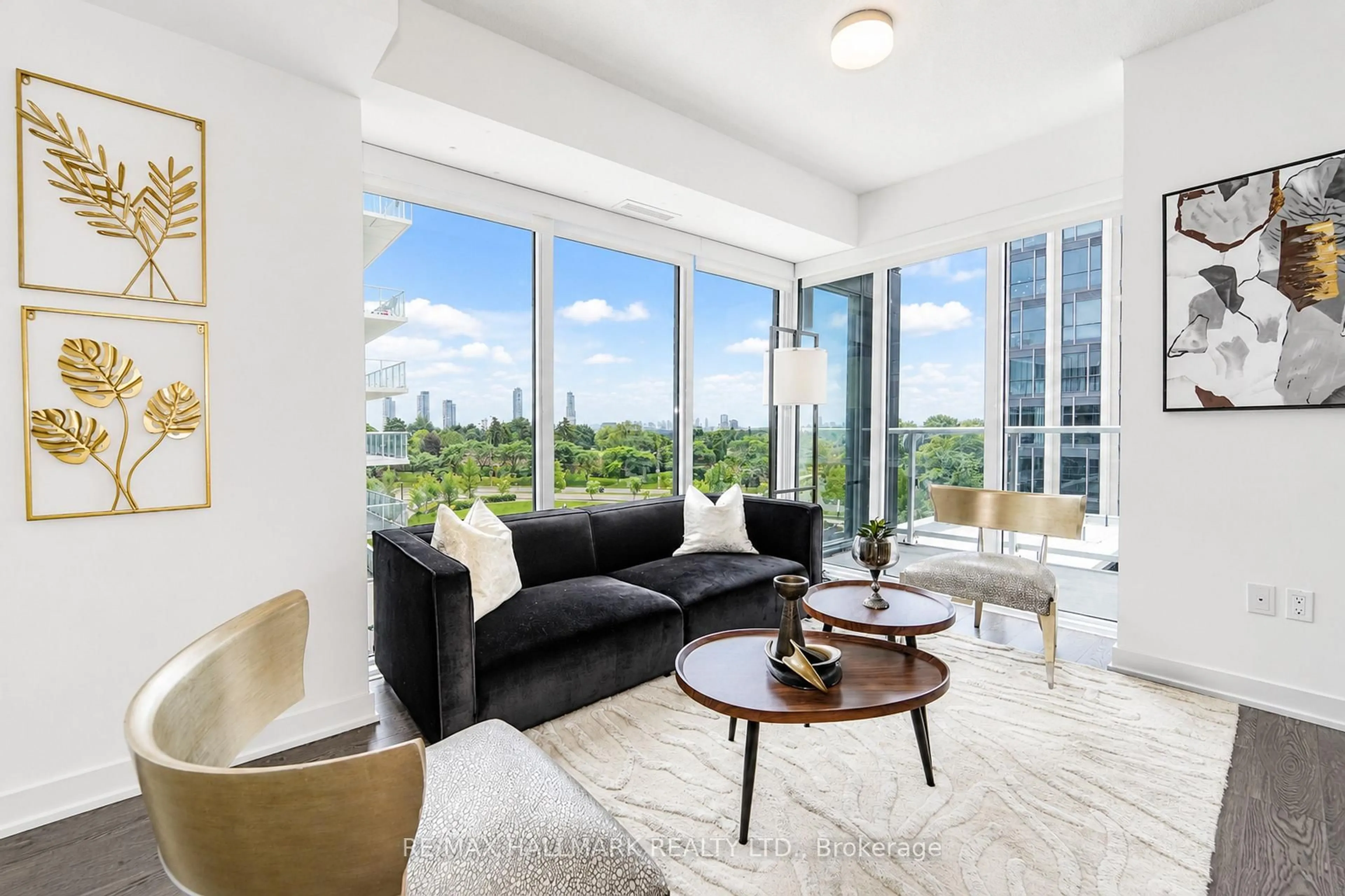 Living room with furniture, unknown for 50 O'neill Rd #521, Toronto Ontario M3C 0R1