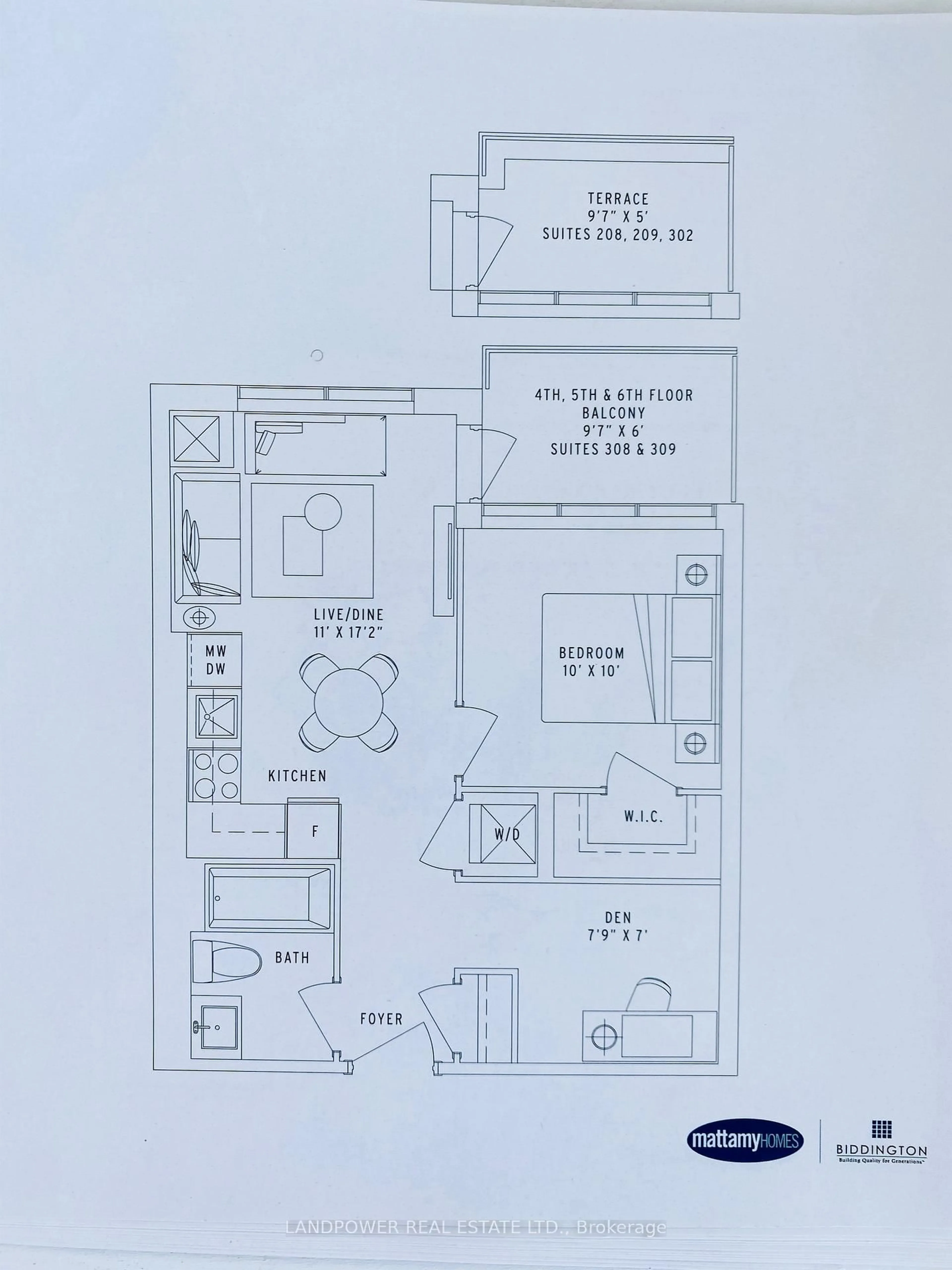 Floor plan for 1 Belsize Dr #209, Toronto Ontario M4S 0B9