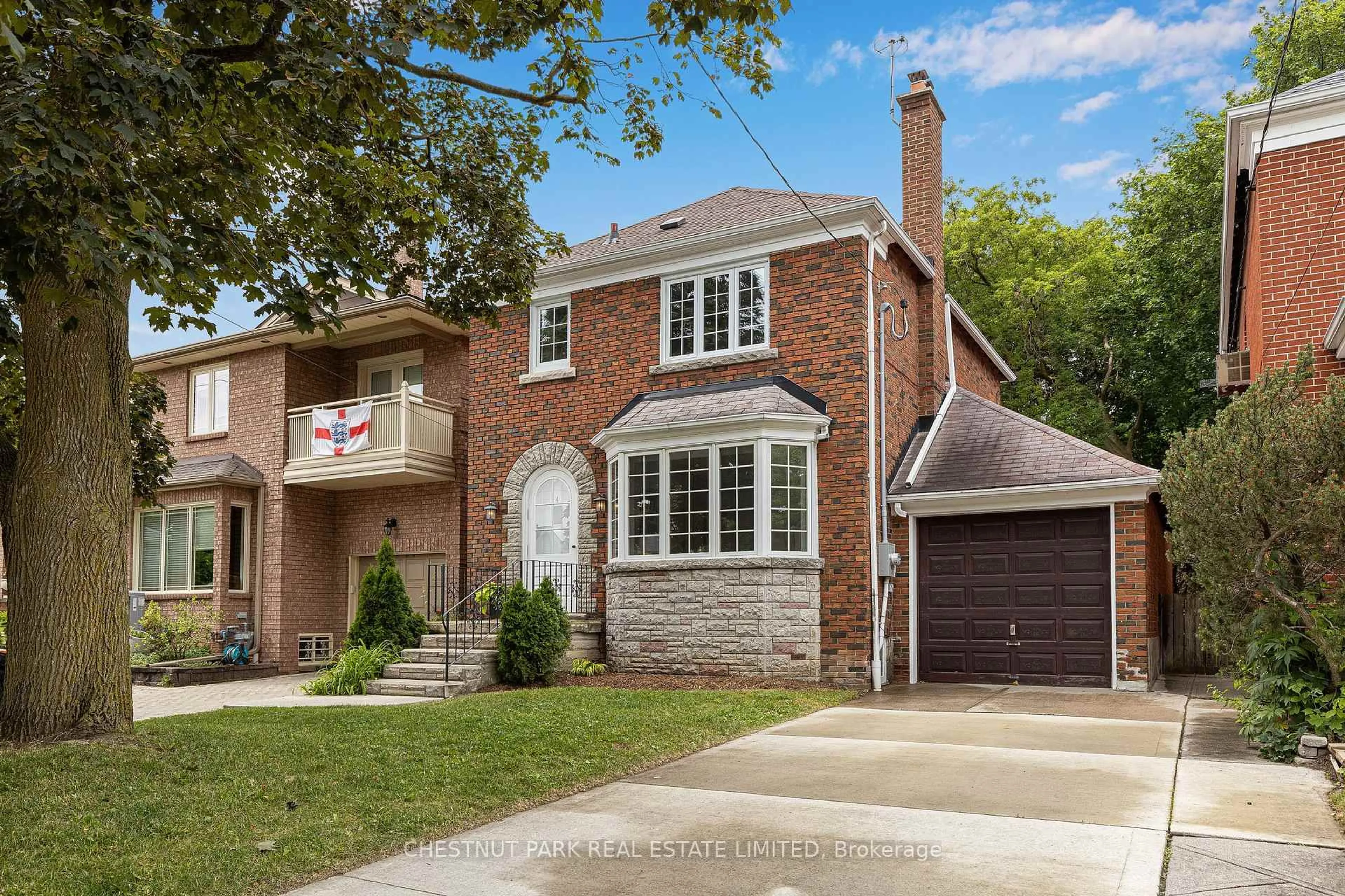 Home with brick exterior material, street for 4 Roxville Ave, Toronto Ontario M4G 3P8