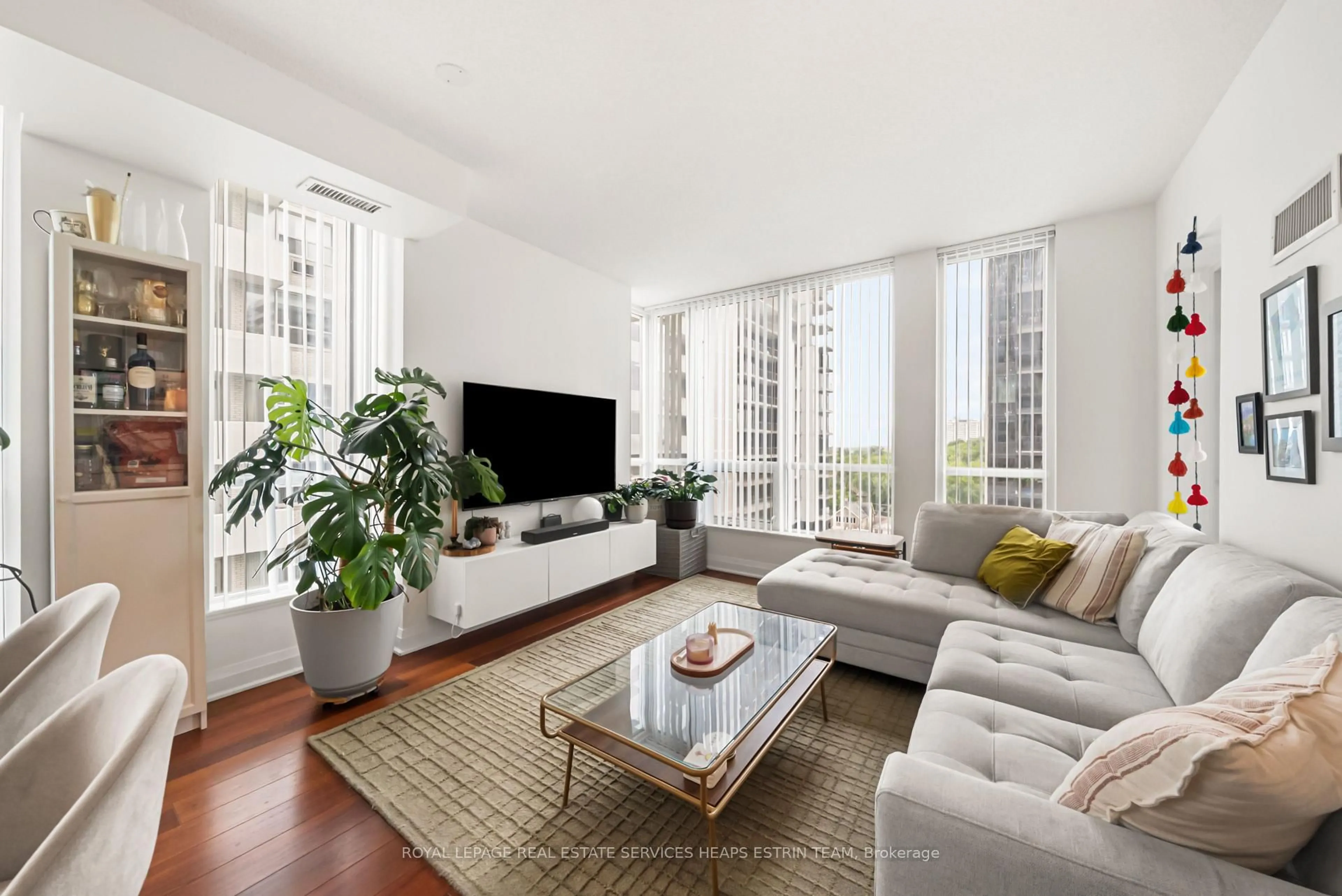 Living room with furniture, unknown for 83 Redpath Ave #704, Toronto Ontario M4S 0A2