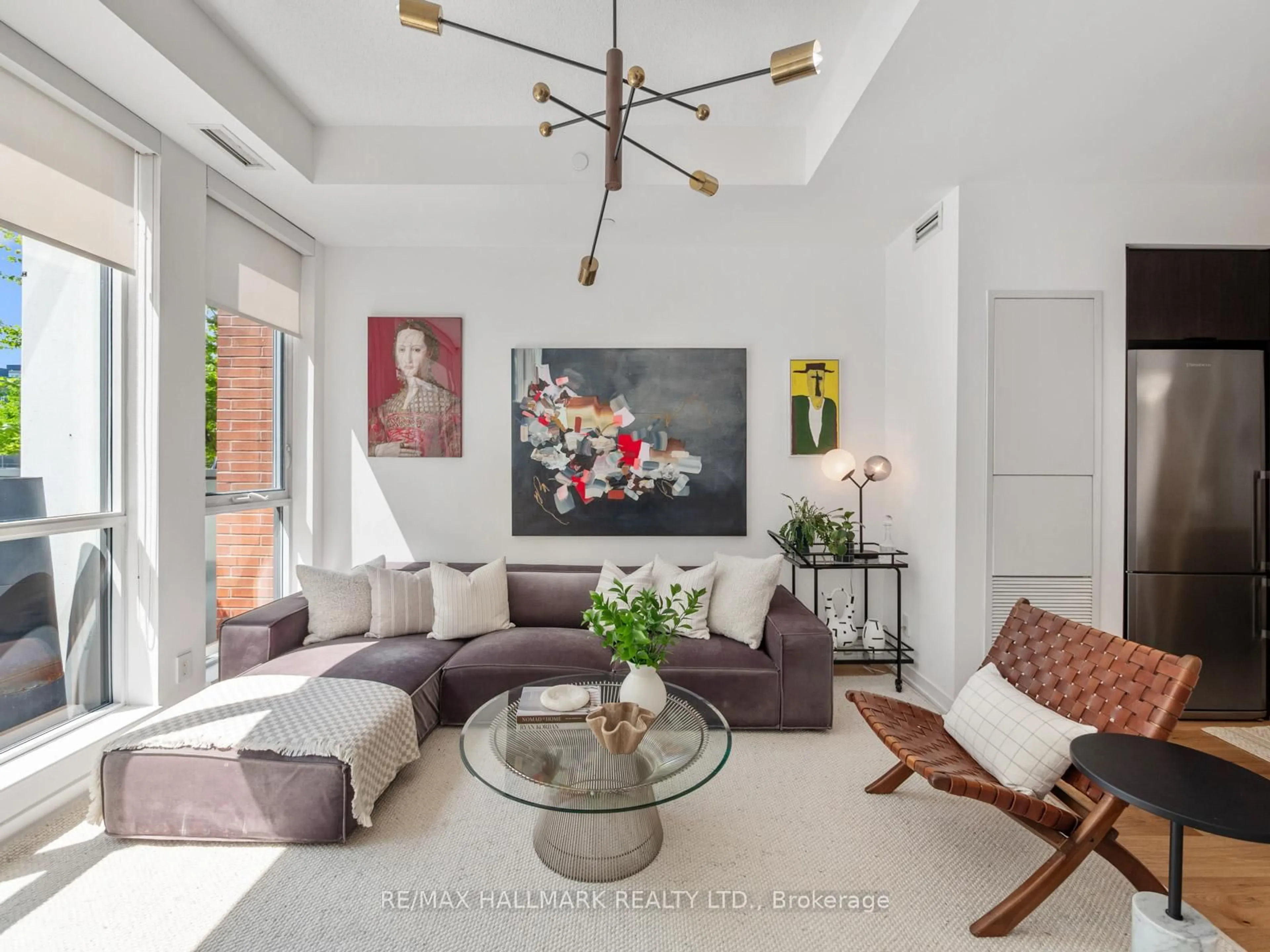 Living room with furniture, unknown for 130 St David St, Toronto Ontario M5A 0C2