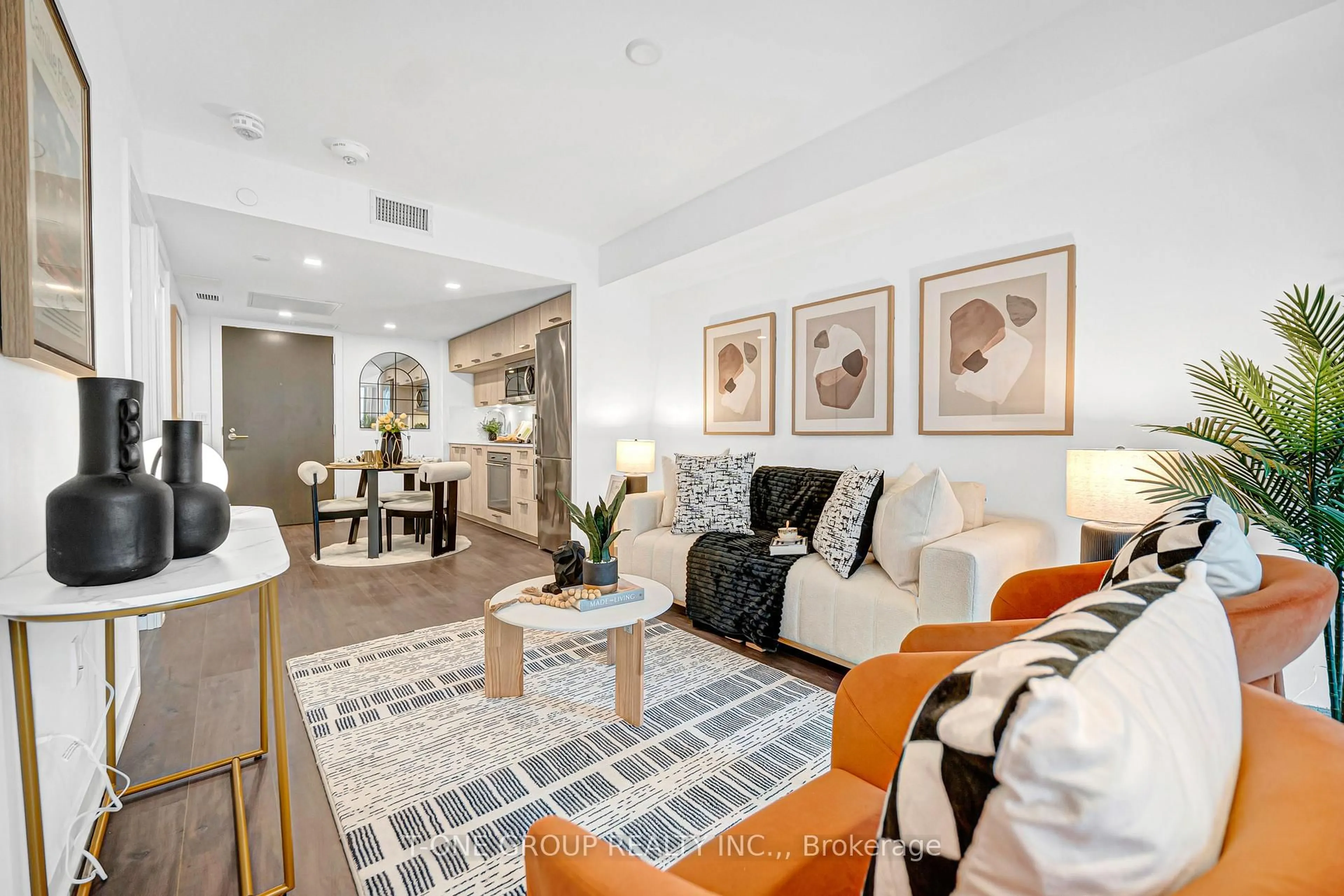Living room with furniture, unknown for 50 Mccaul St #513, Toronto Ontario M5T 1V9