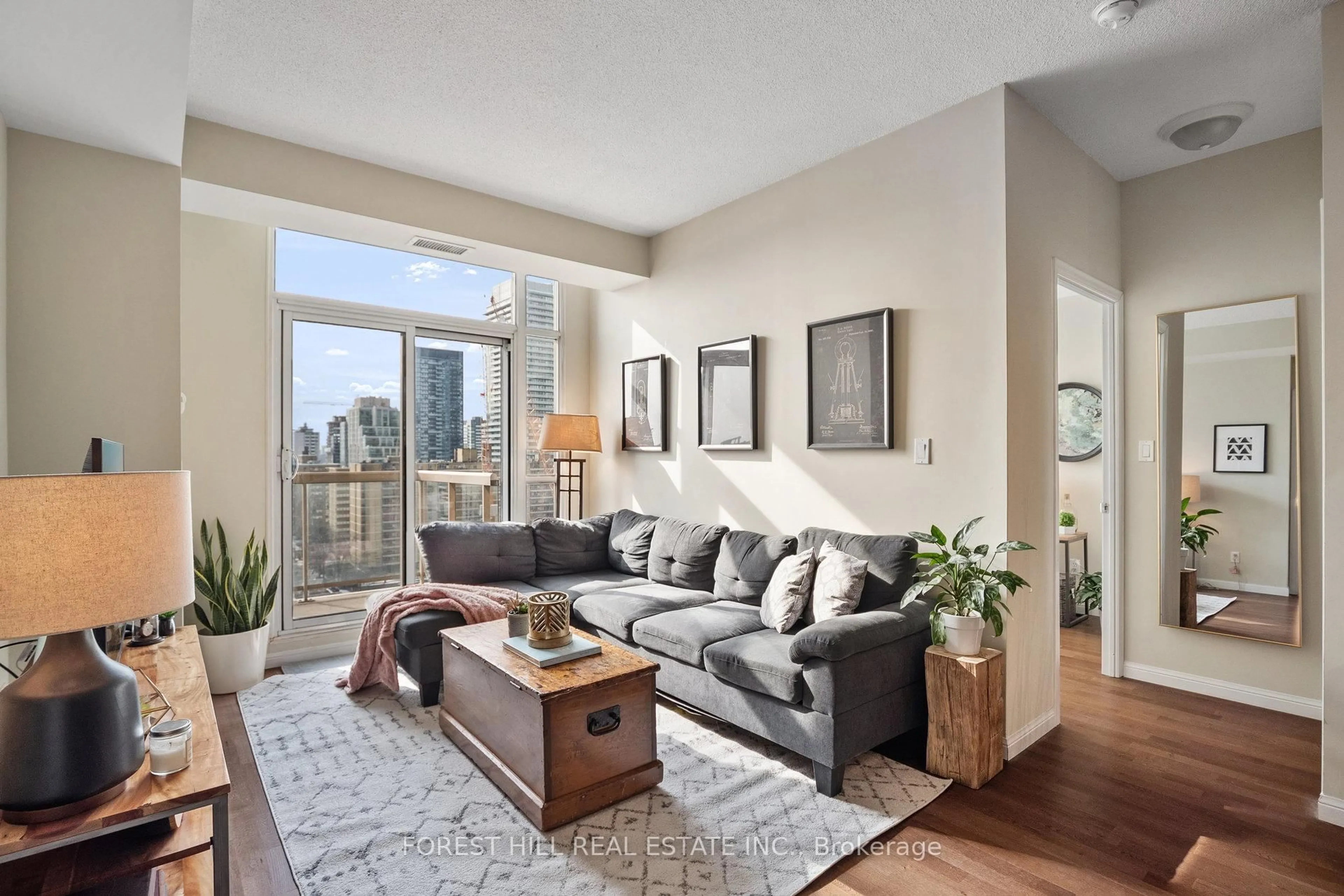 Living room with furniture, unknown for 900 Mount Pleasant Rd #1501, Toronto Ontario M4P 3J9