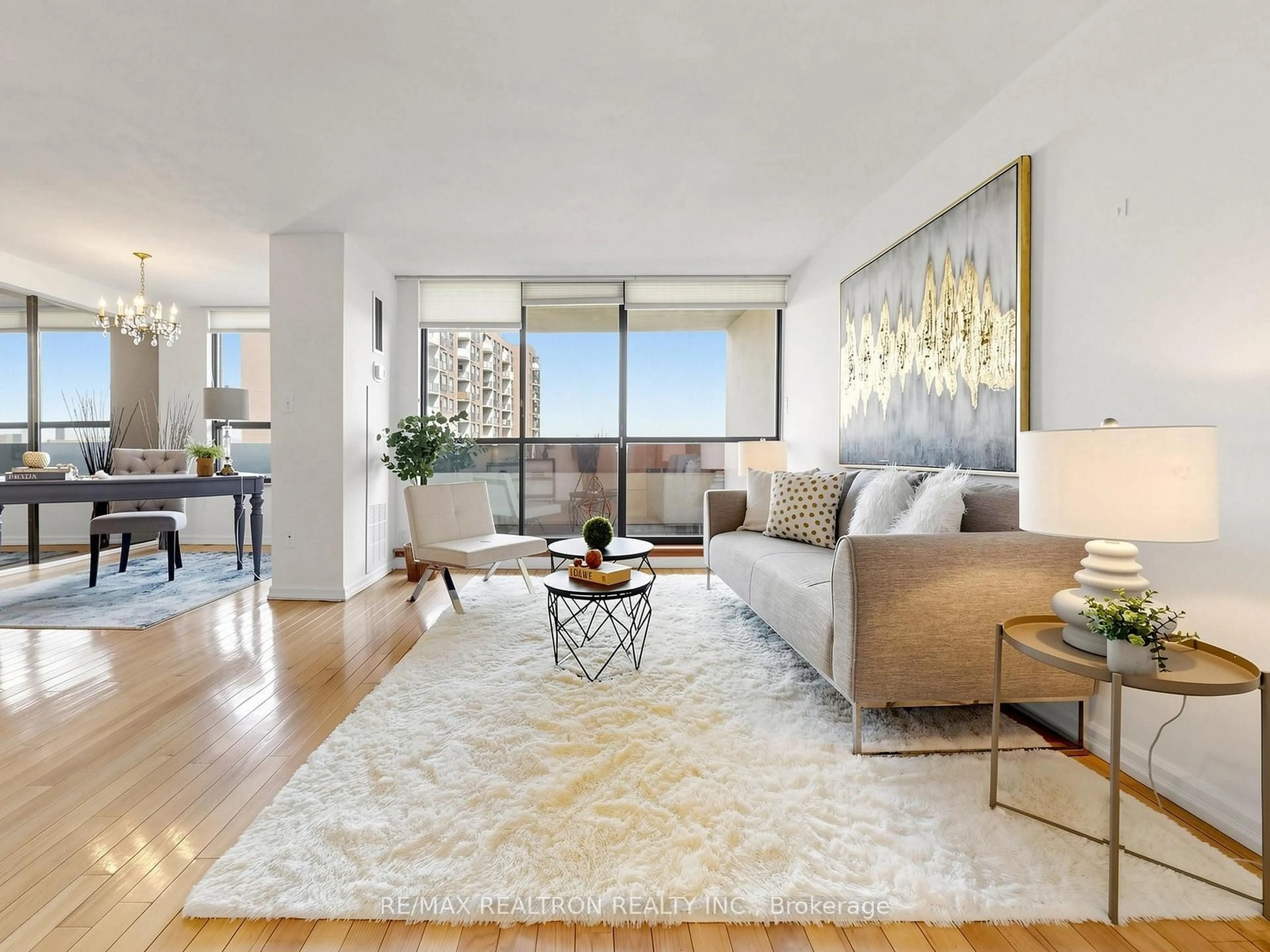 Living room with furniture, unknown for 100 Canyon Ave #608, Toronto Ontario M3H 5T9