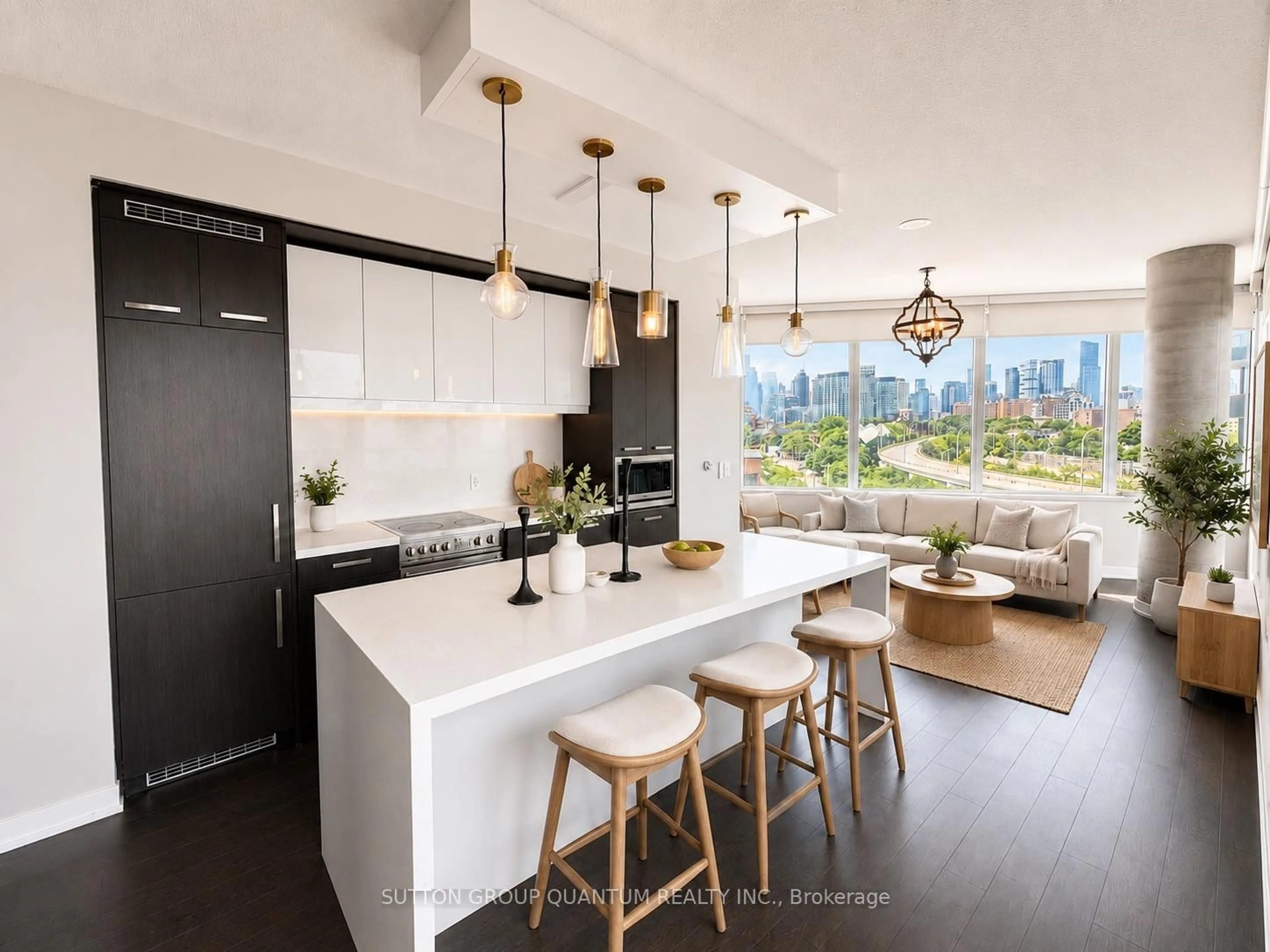 Open concept kitchen, unknown for 120 Bayview Ave #N505, Toronto Ontario M5A 0G4