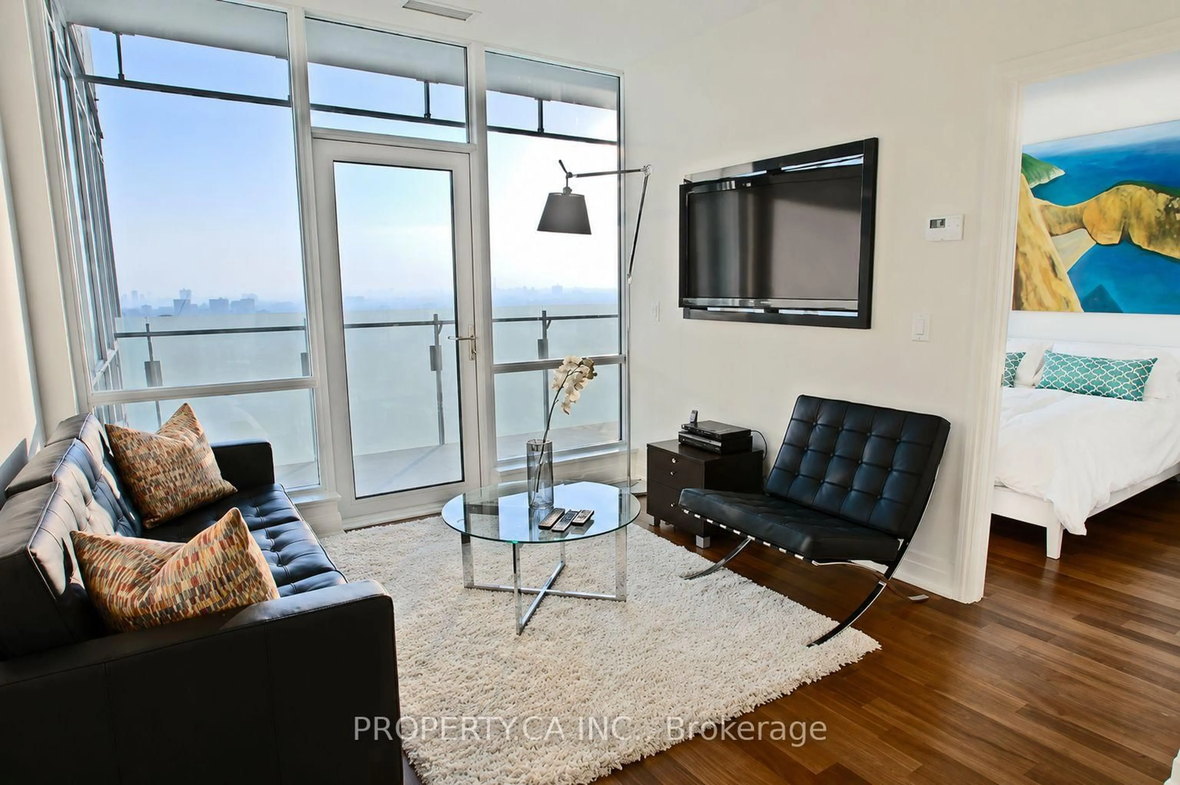 Living room with furniture, unknown for 80 John St #2904, Toronto Ontario M5V 3X4