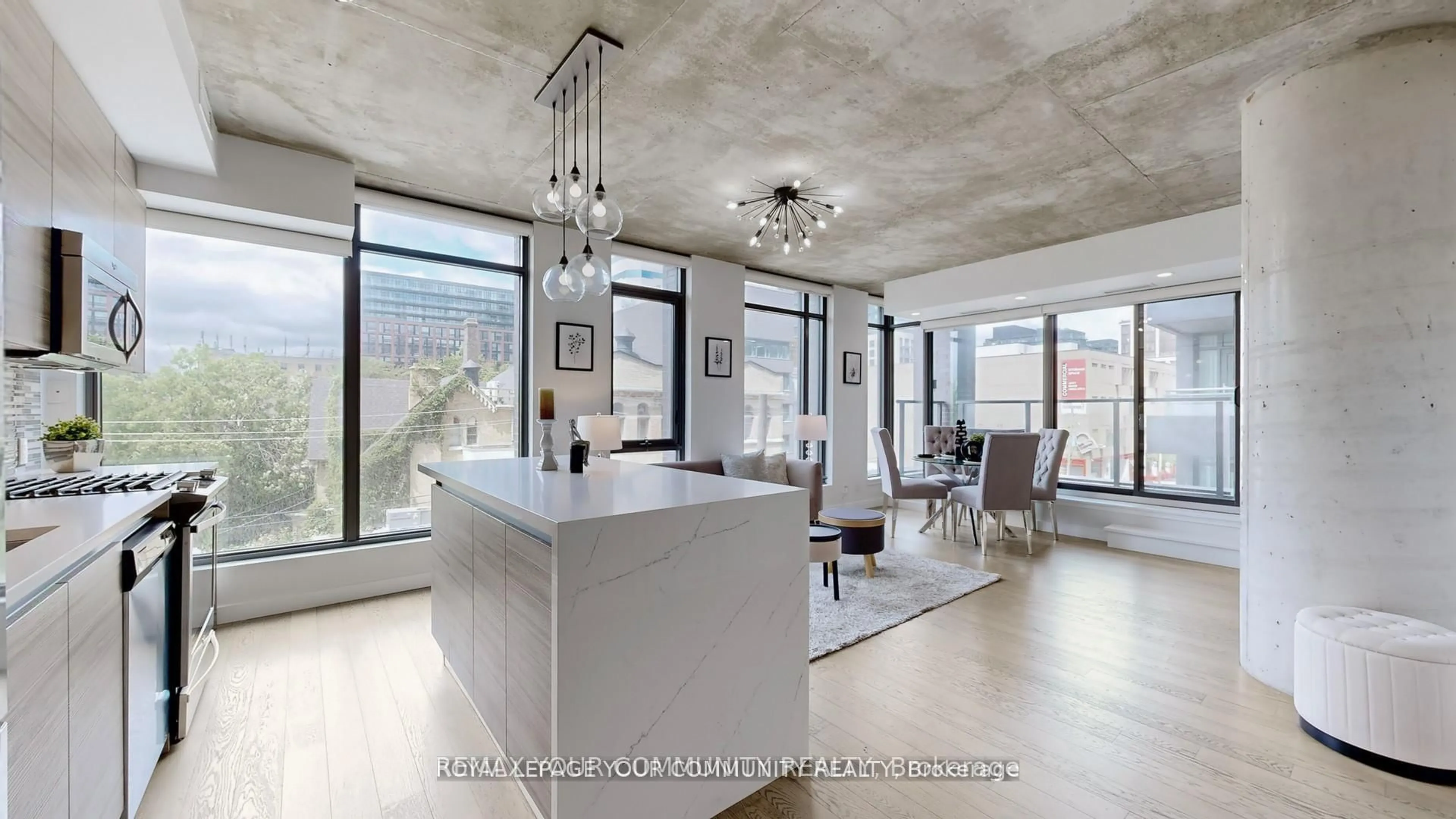 Open concept kitchen, unknown for 111 Bathurst St #314, Toronto Ontario M5V 0M9
