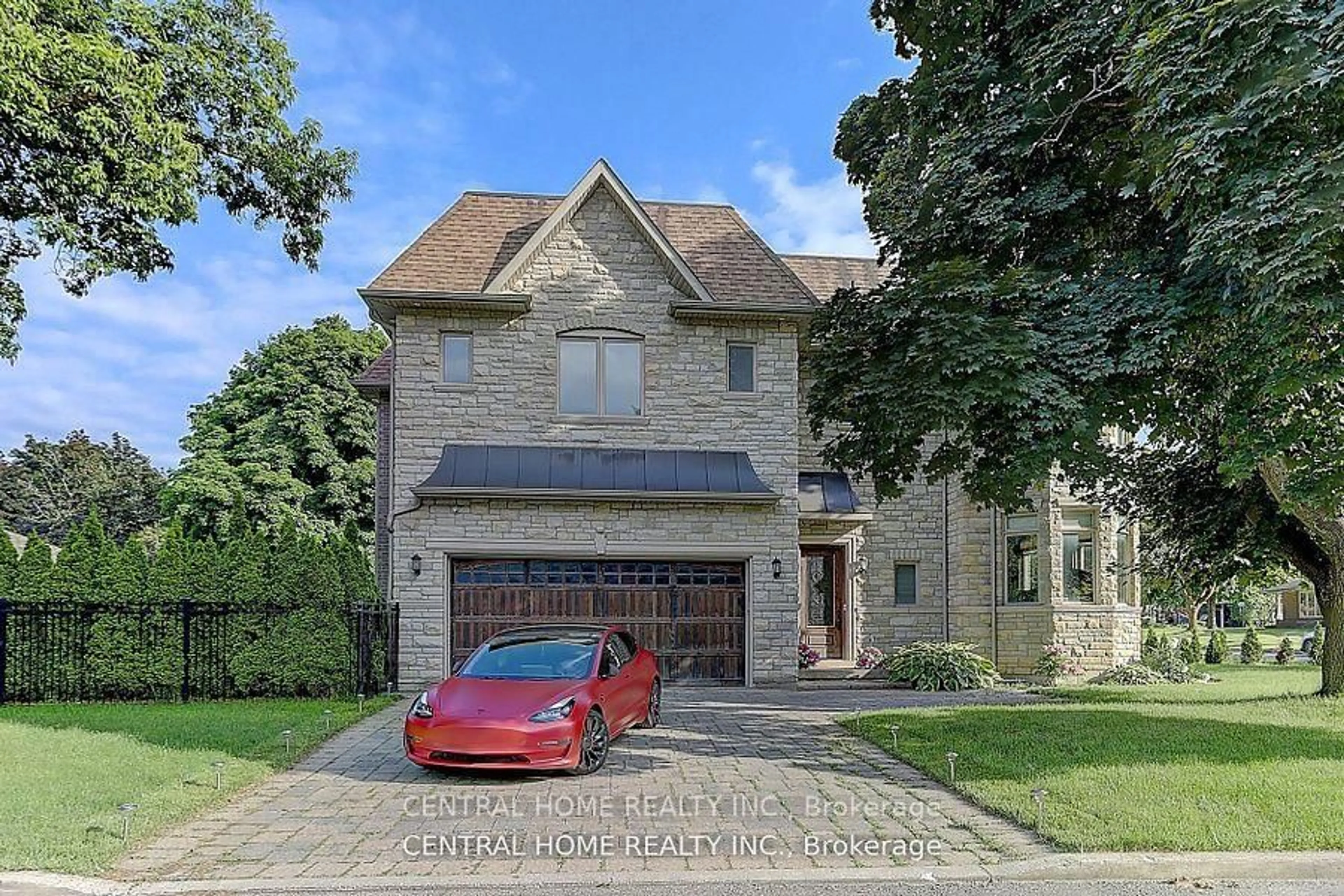 Home with brick exterior material, street for 1 Tally Lane, Toronto Ontario M2K 1V3