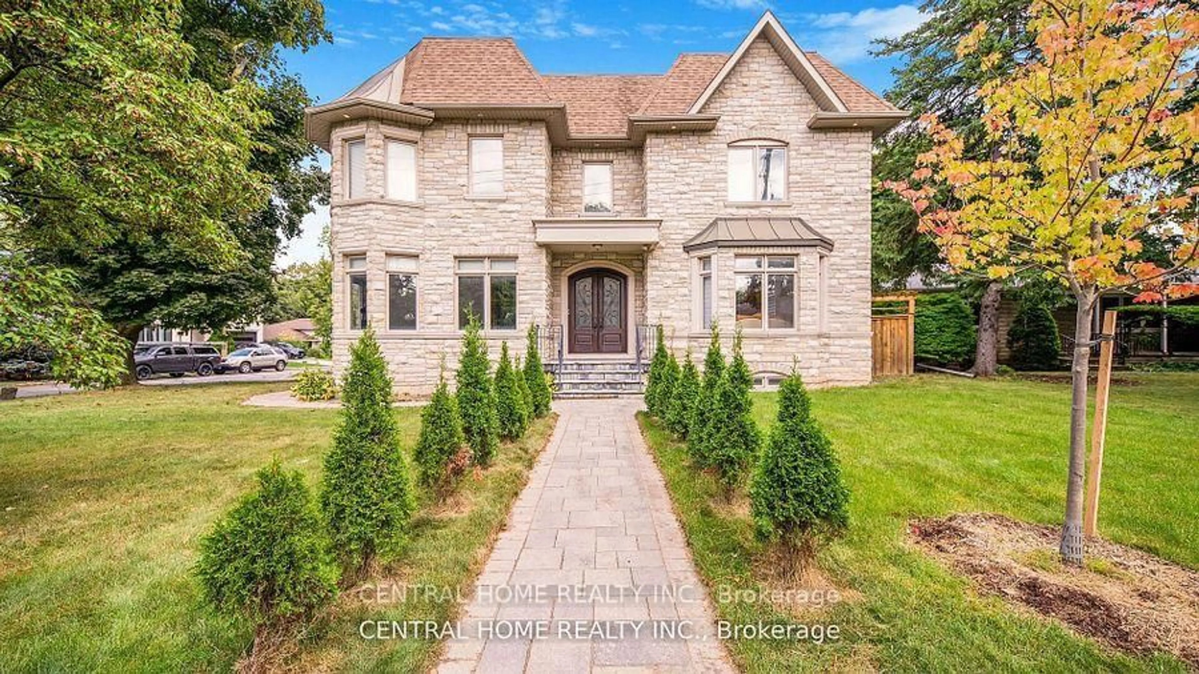 Home with brick exterior material, street for 1 Tally Lane, Toronto Ontario M2K 1V3