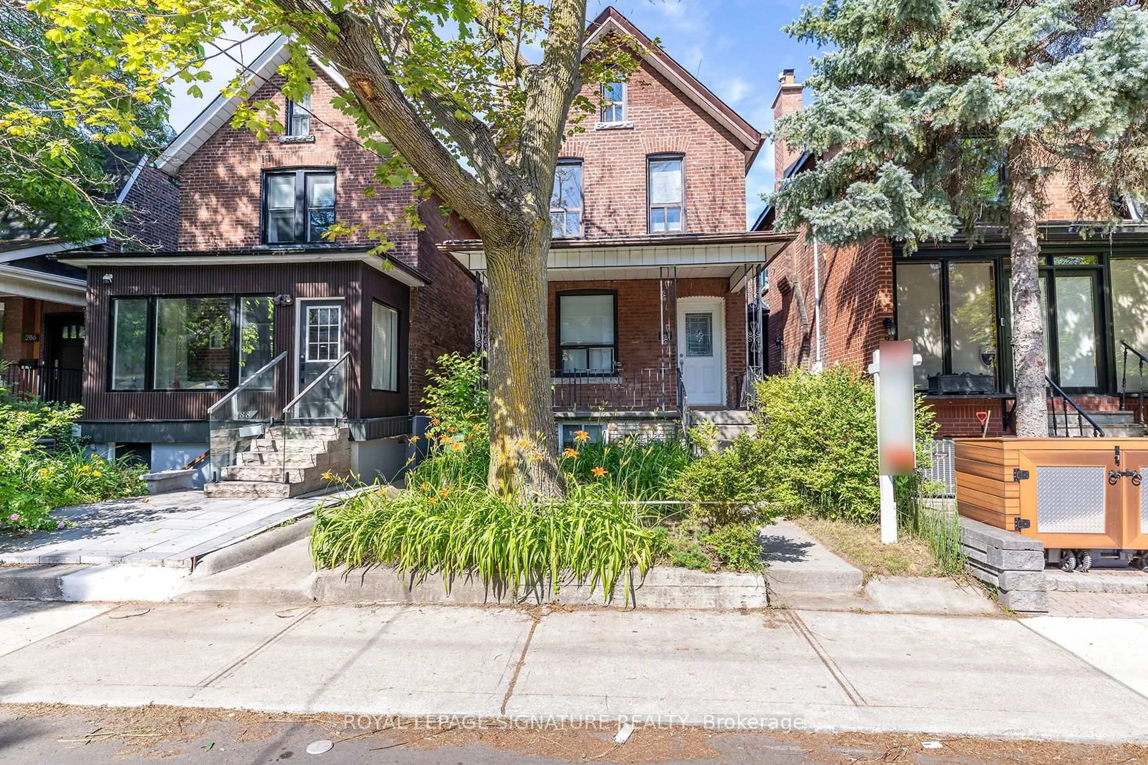 Home with brick exterior material, street for 290 Margueretta St, Toronto Ontario M6H 3S3