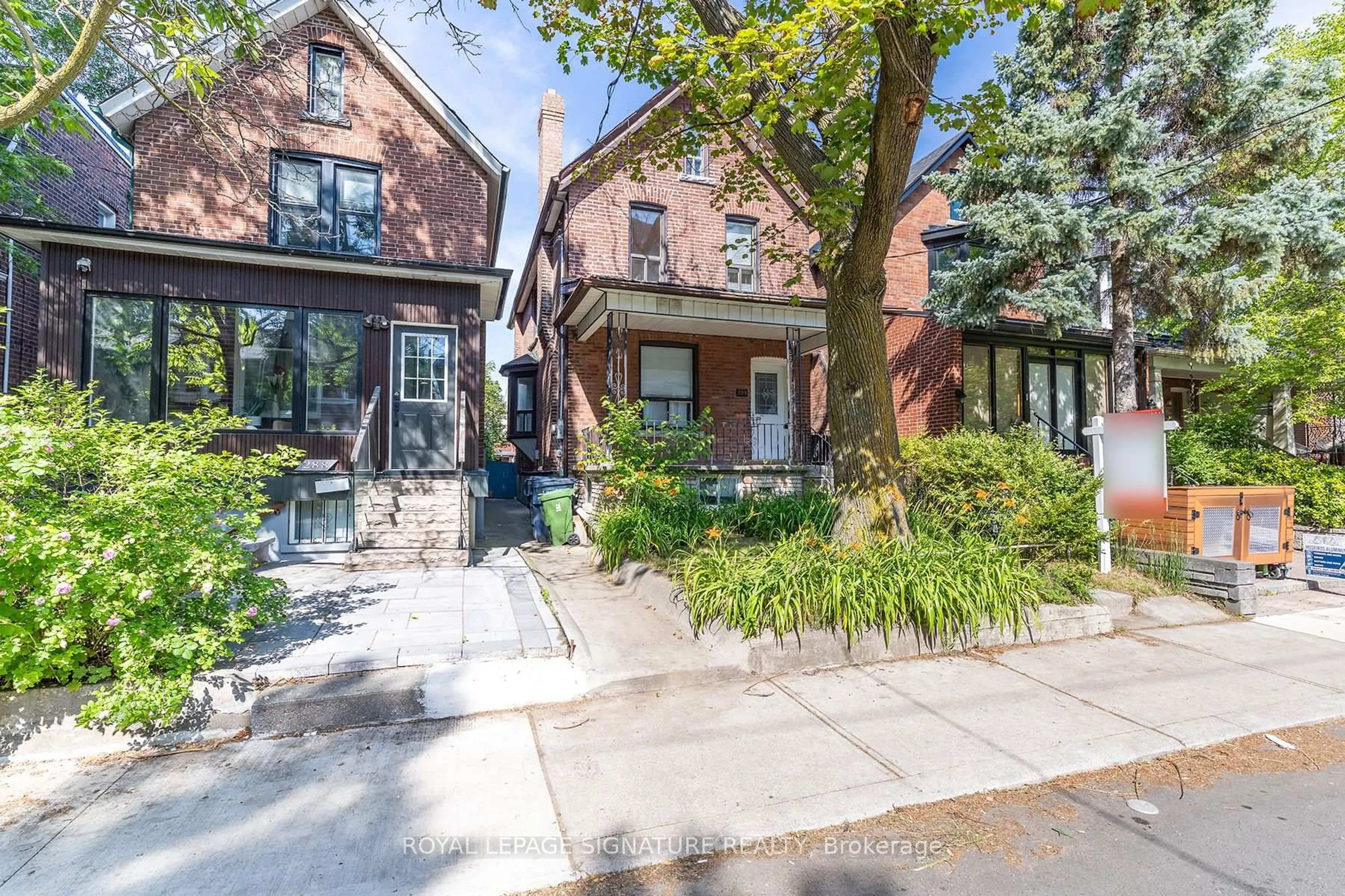 Home with brick exterior material, street for 290 Margueretta St, Toronto Ontario M6H 3S3
