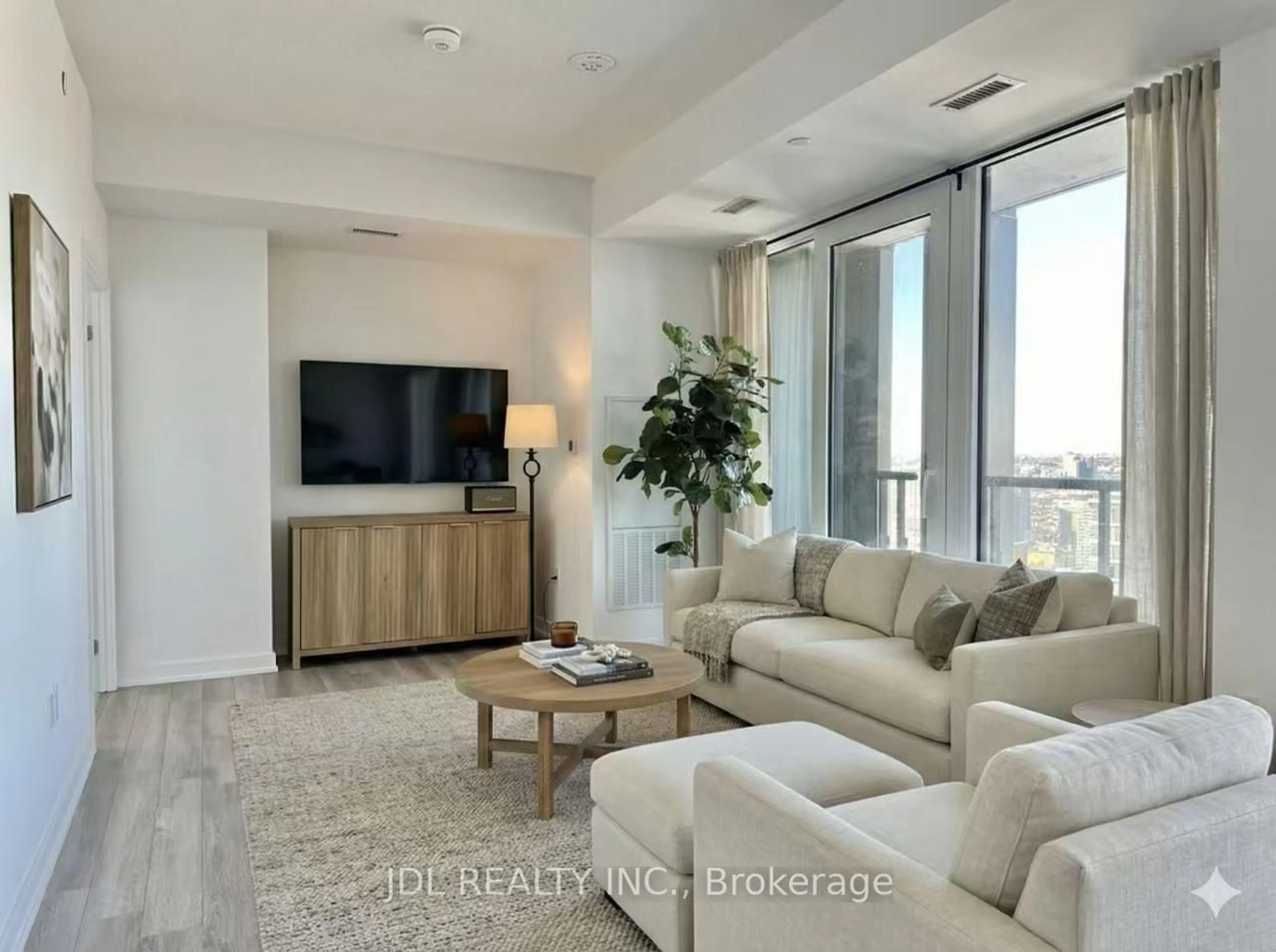 Living room with furniture, unknown for 238 Simcoe St #3709, Toronto Ontario M5T 0E2