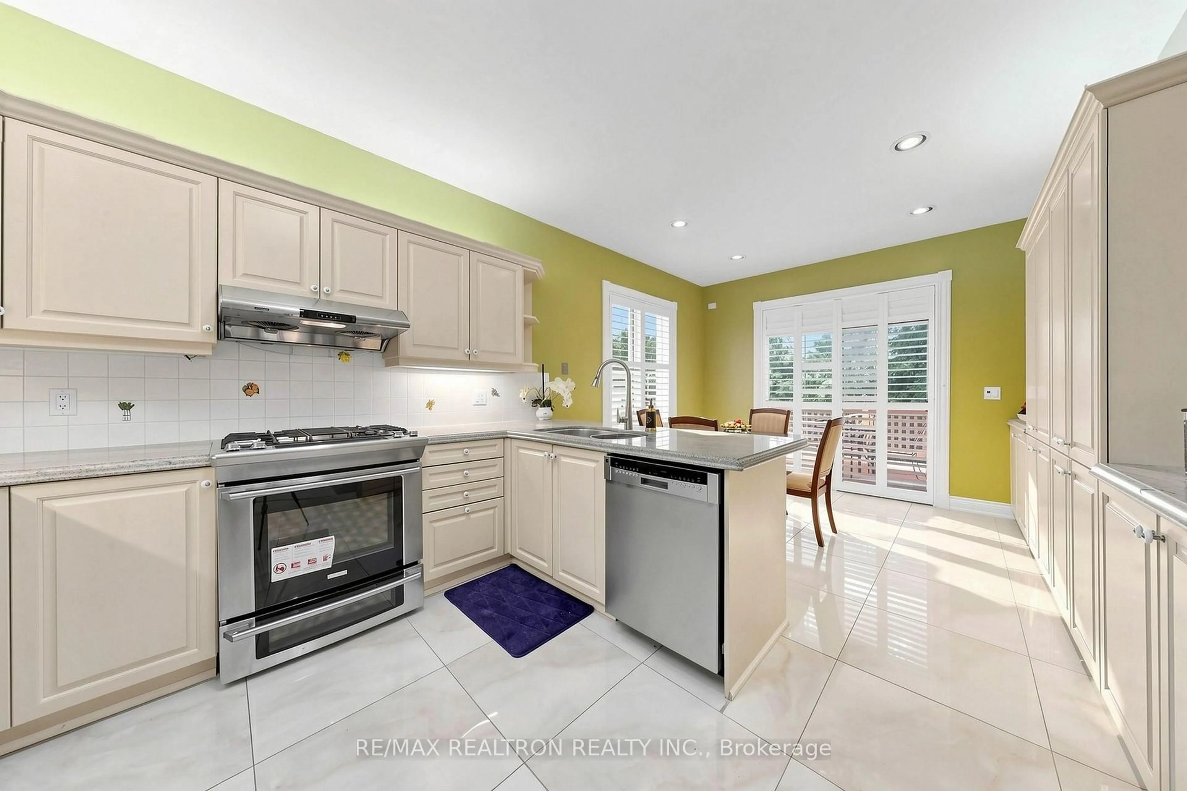Open concept kitchen, ceramic/tile floor for 352 Deloraine Ave, Toronto Ontario M5M 2B6