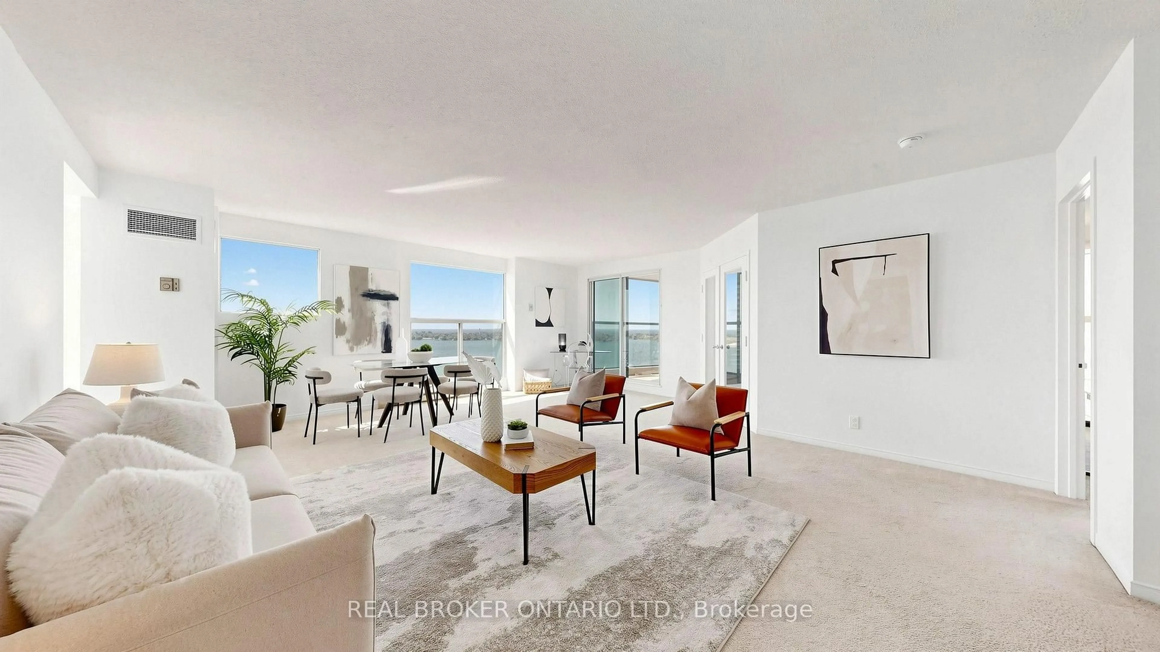 Living room with furniture, ceramic/tile floor for 99 Harbour Sq #2108, Toronto Ontario M5J 2H2