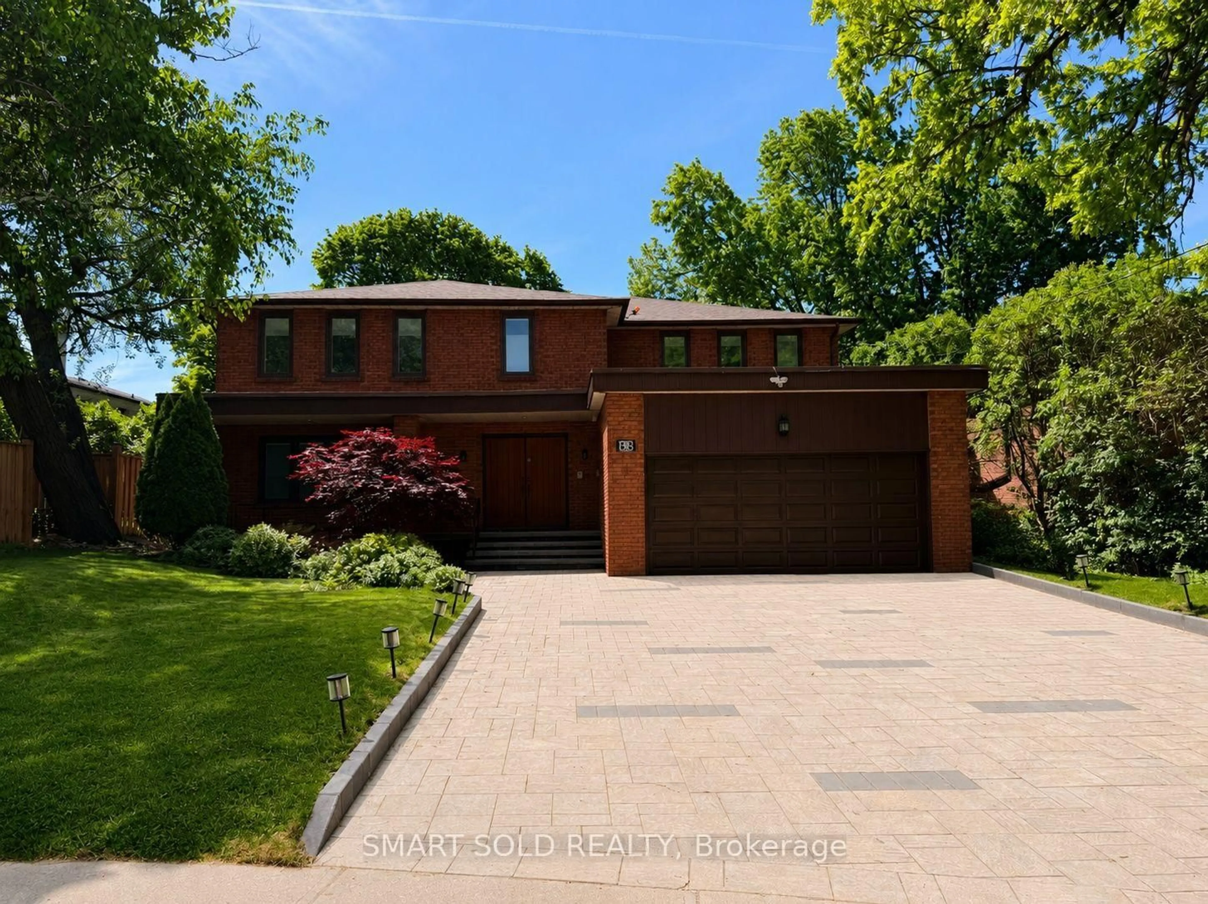 Home with brick exterior material, street for 83 Fisherville Rd, Toronto Ontario M2R 3C1
