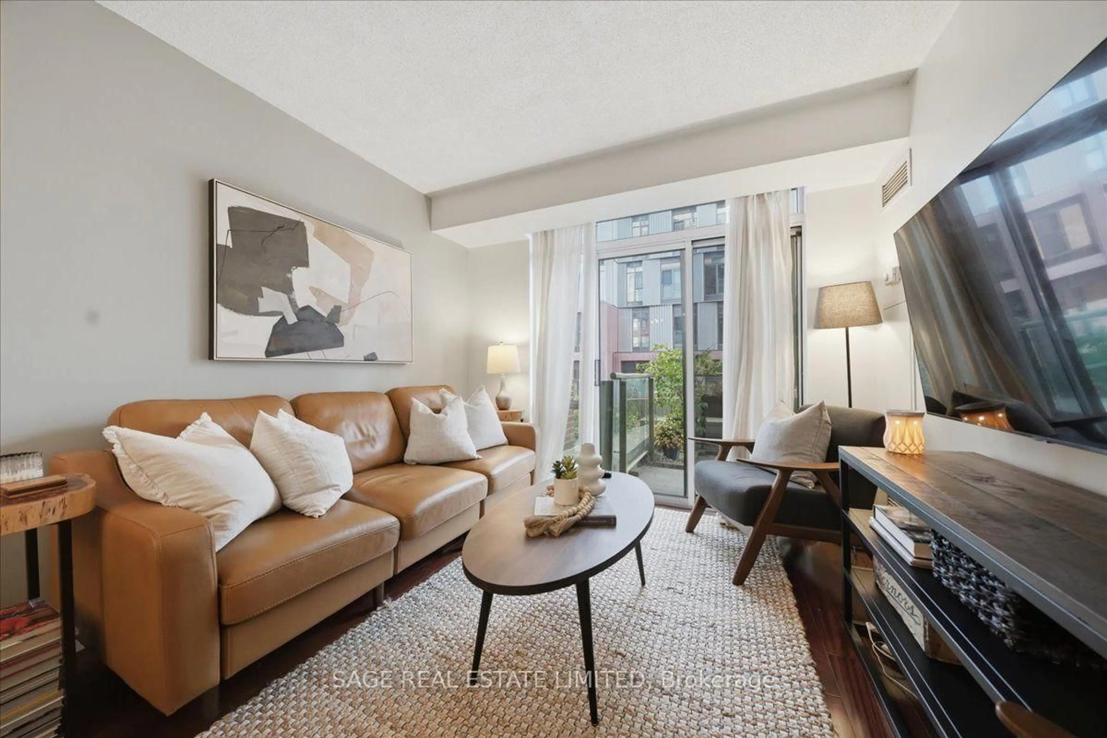 Living room with furniture, unknown for 70 Mill St #302, Toronto Ontario M5A 4R1