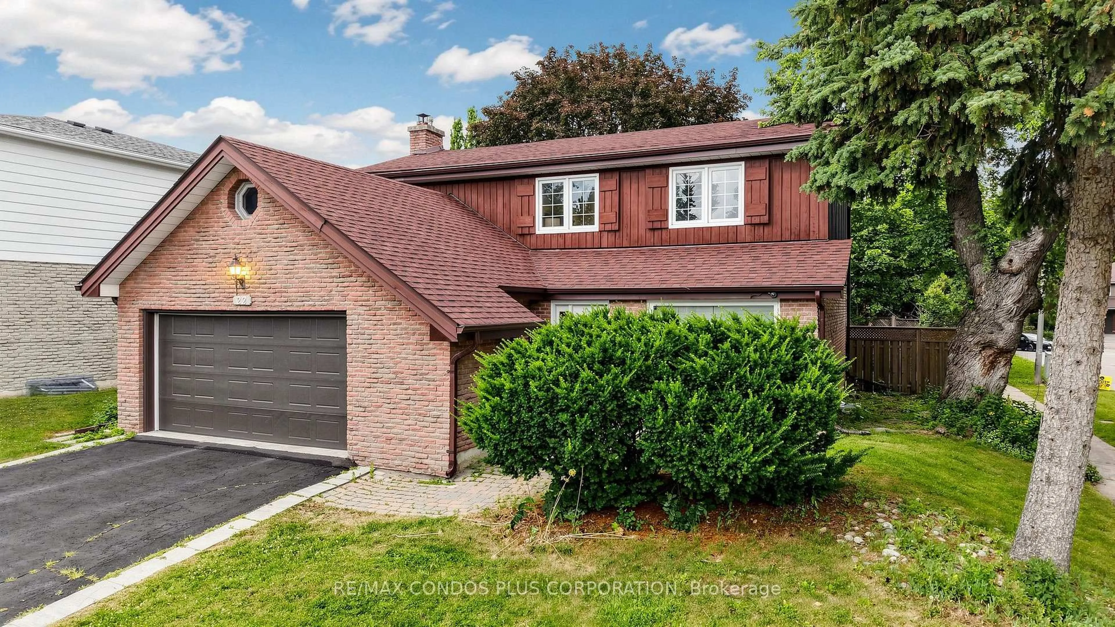 Home with brick exterior material, street for 22 Denlow Blvd, Toronto Ontario M3B 1P4