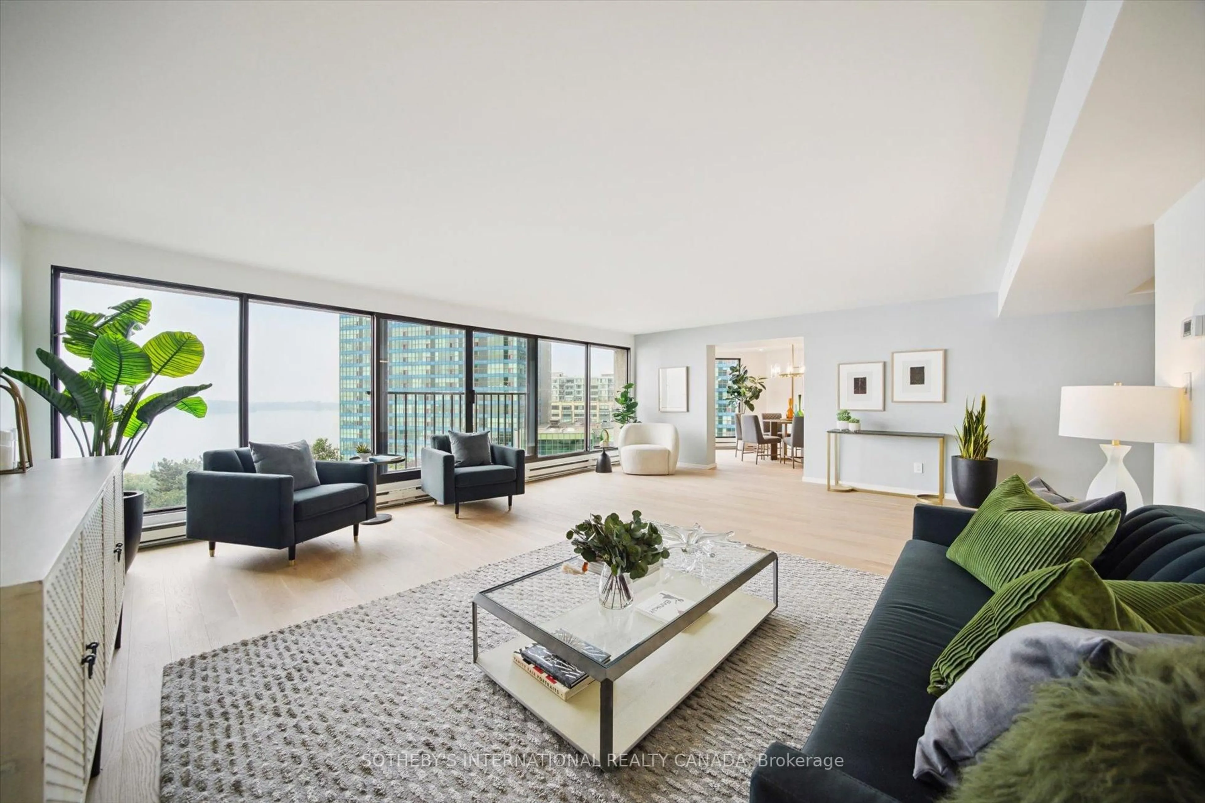 Living room with furniture, unknown for 65 Harbour Sq #1110, Toronto Ontario M5J 2L4