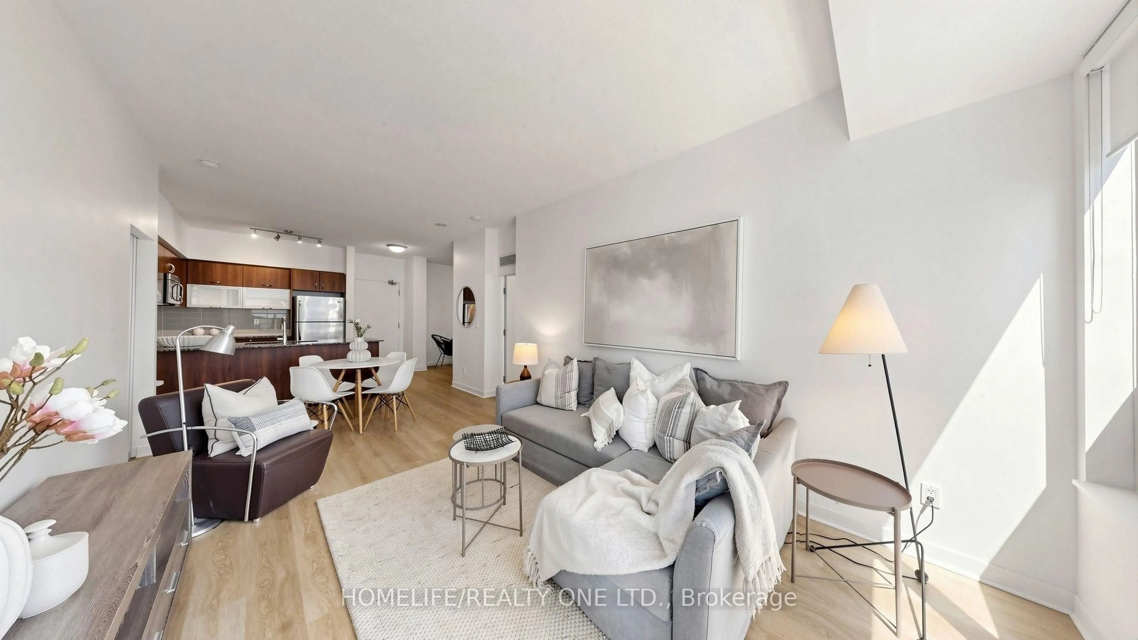 Living room with furniture, unknown for 55 East Liberty St #1804, Toronto Ontario M6K 3P9