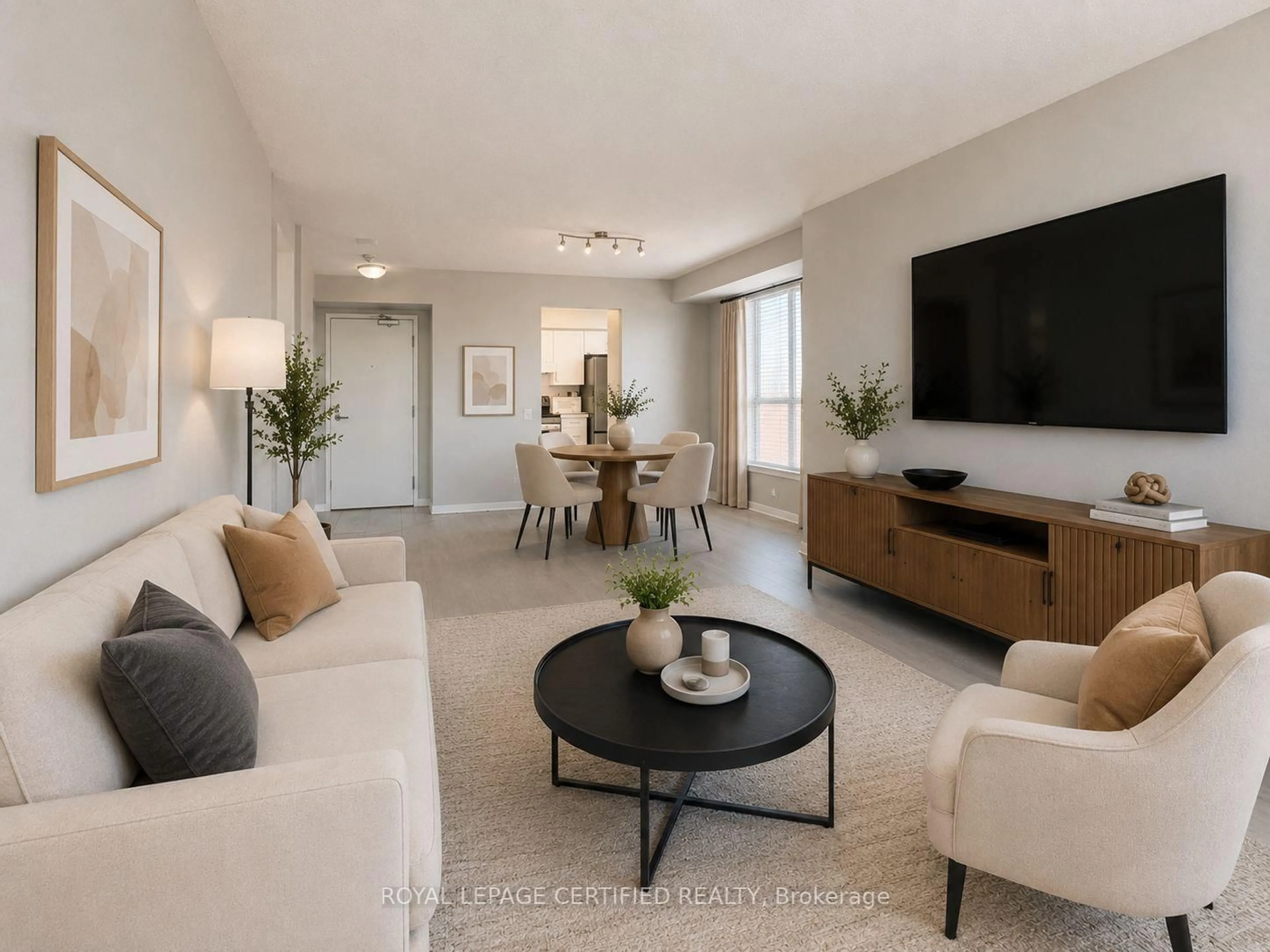 Living room with furniture, unknown for 21 Overlea Blvd #1309, Toronto Ontario M4H 1P2