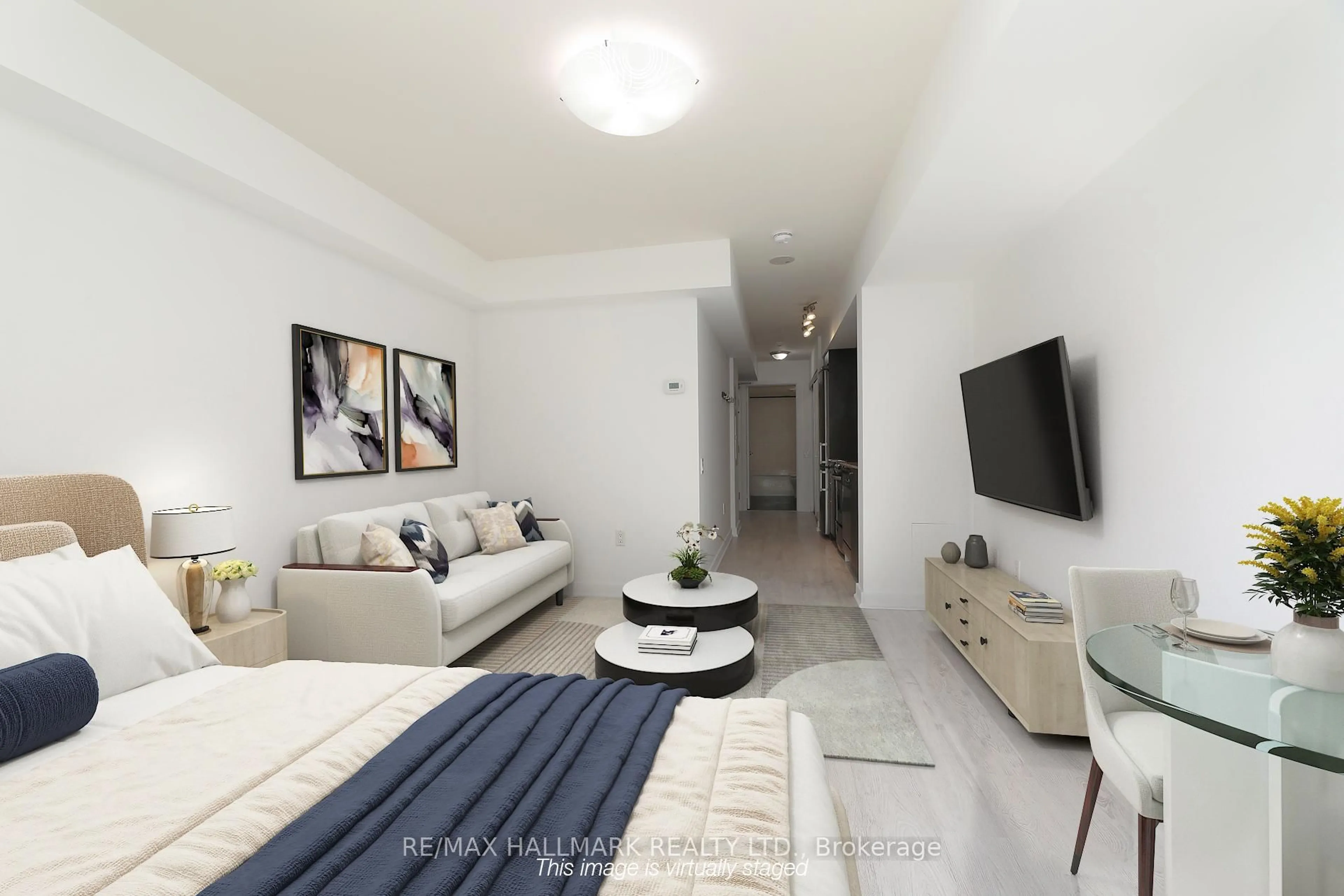 Living room with furniture, unknown for 78 Tecumseth St #307E, Toronto Ontario M5V 0A9