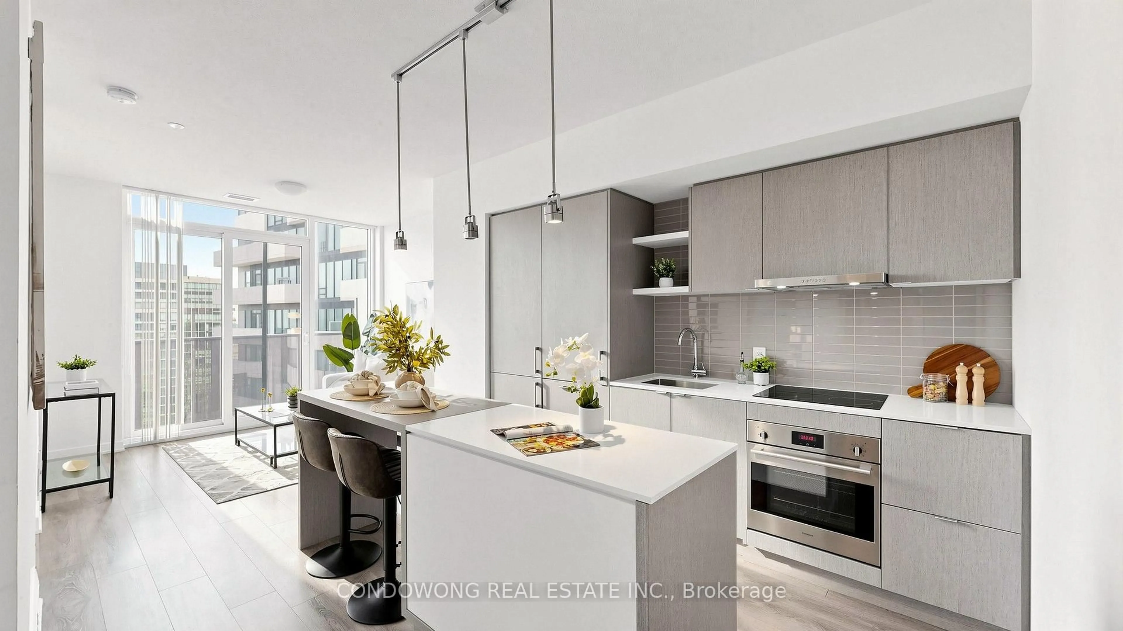 Contemporary kitchen, unknown for 100 Harbour St #4905, Toronto Ontario M5J 0B5
