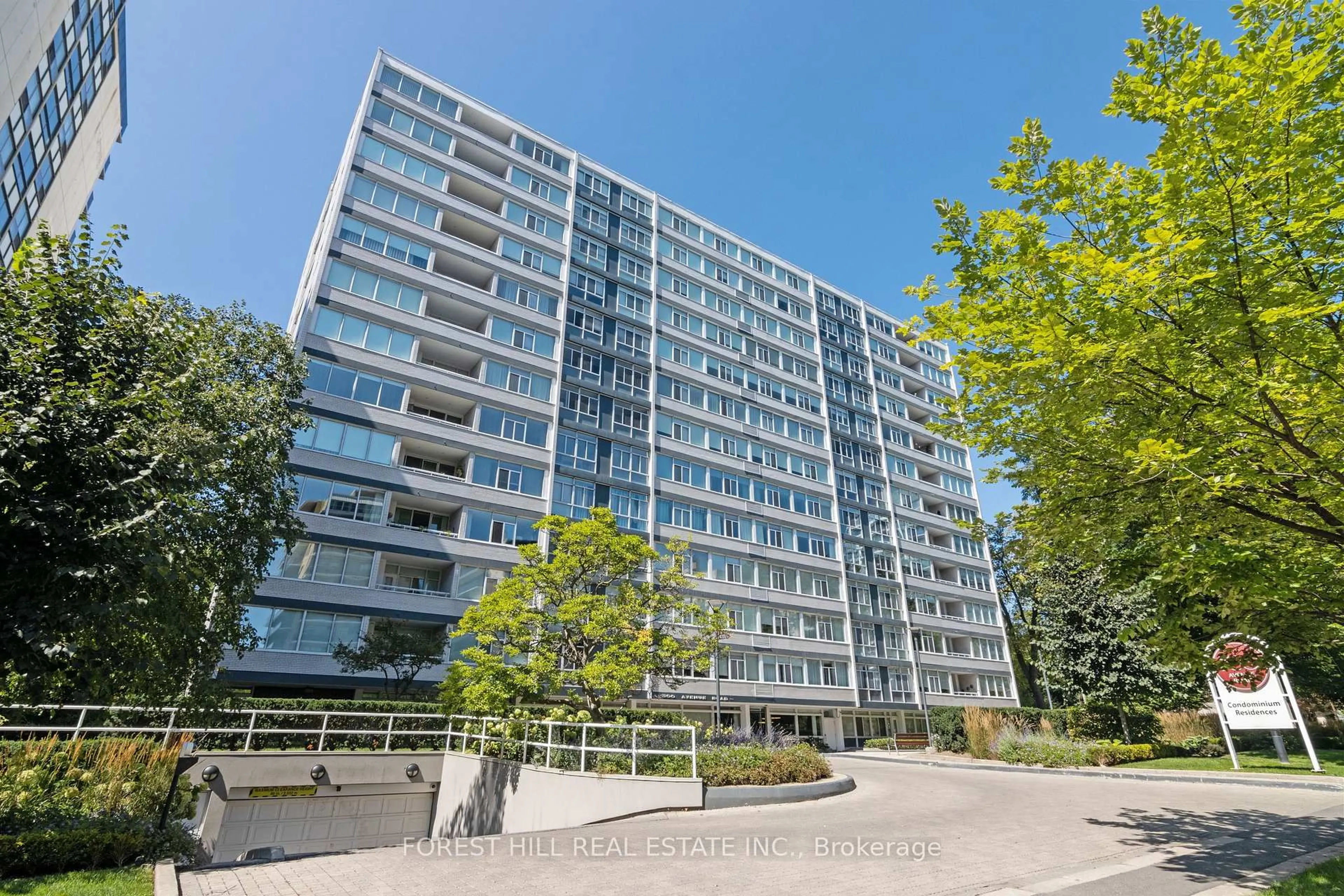 A pic from outside/outdoor area/front of a property/back of a property/a pic from drone, building for 500 Avenue Rd #1401, Toronto Ontario M4V 2J6