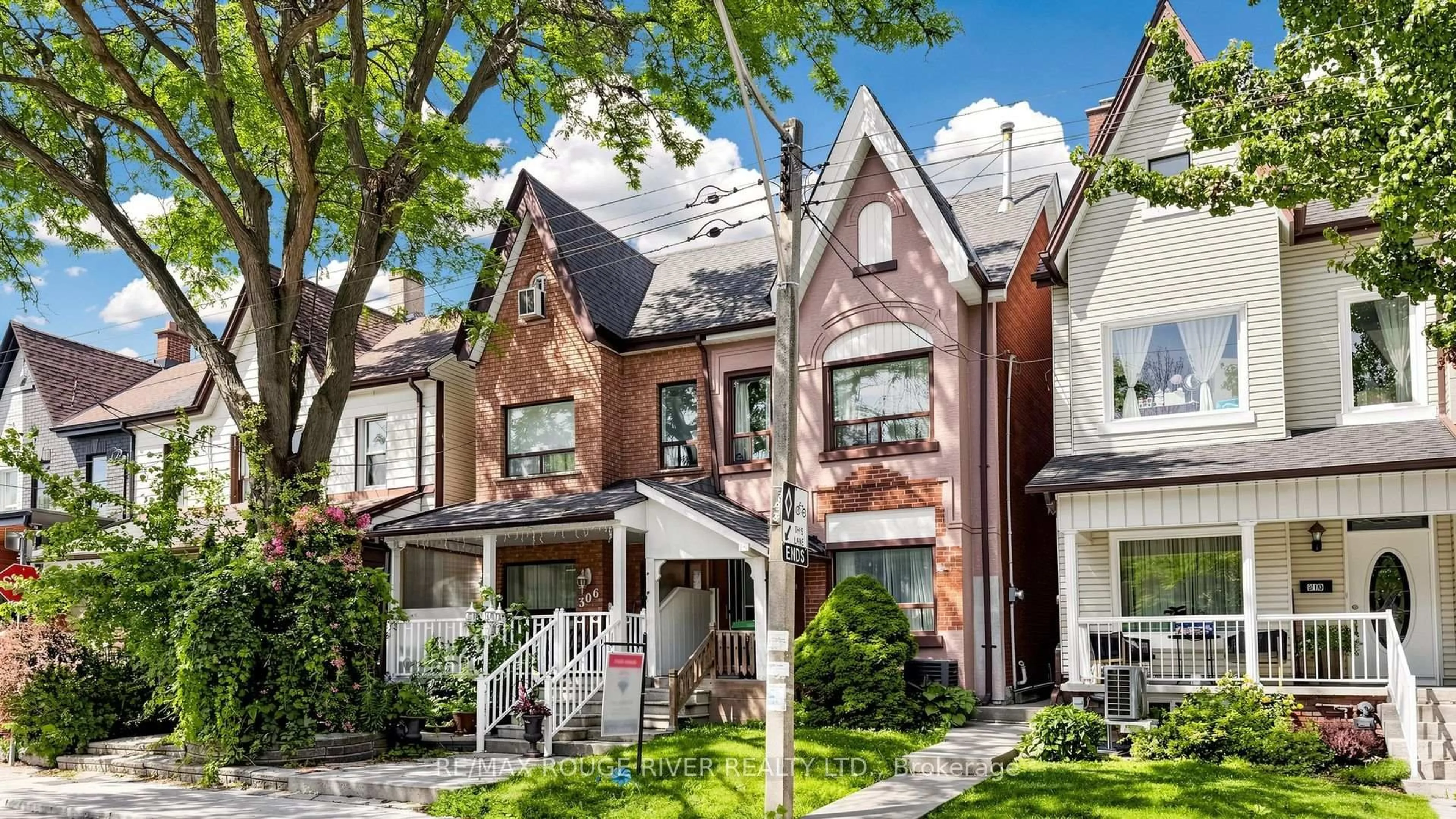 Home with brick exterior material, street for 308 Roxton Rd, Toronto Ontario M6G 3P9